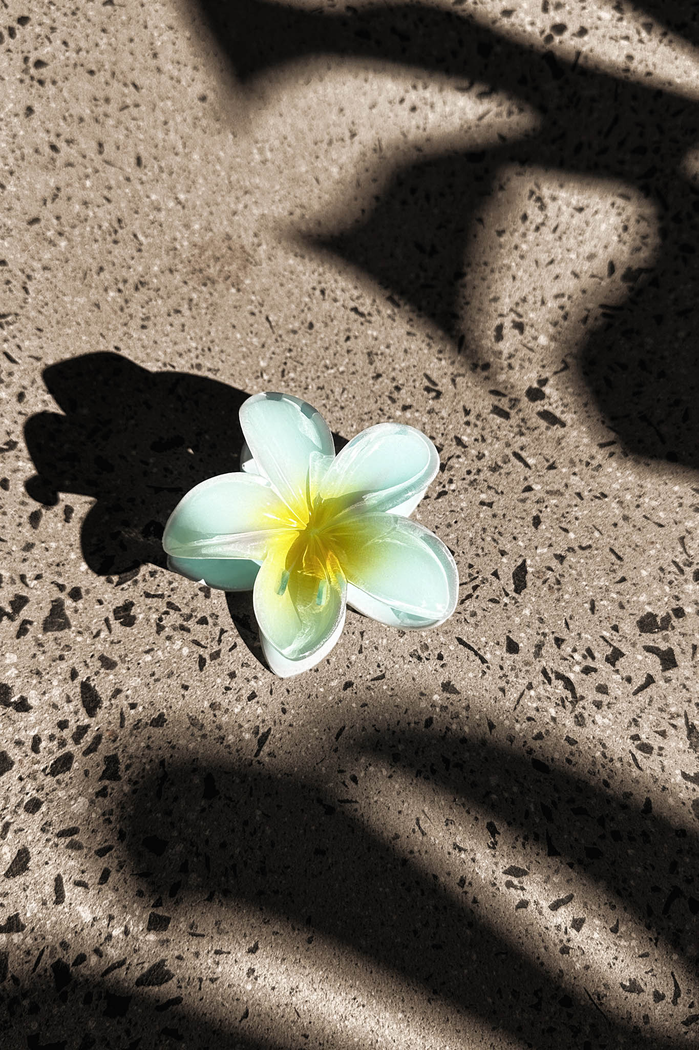 Ayni Frangipani Claw Clip Blue by Selfie Leslie Australia