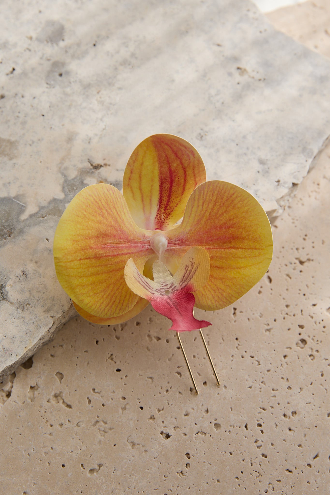 Orchid Hair Pin Peach by Selfie Leslie Australia