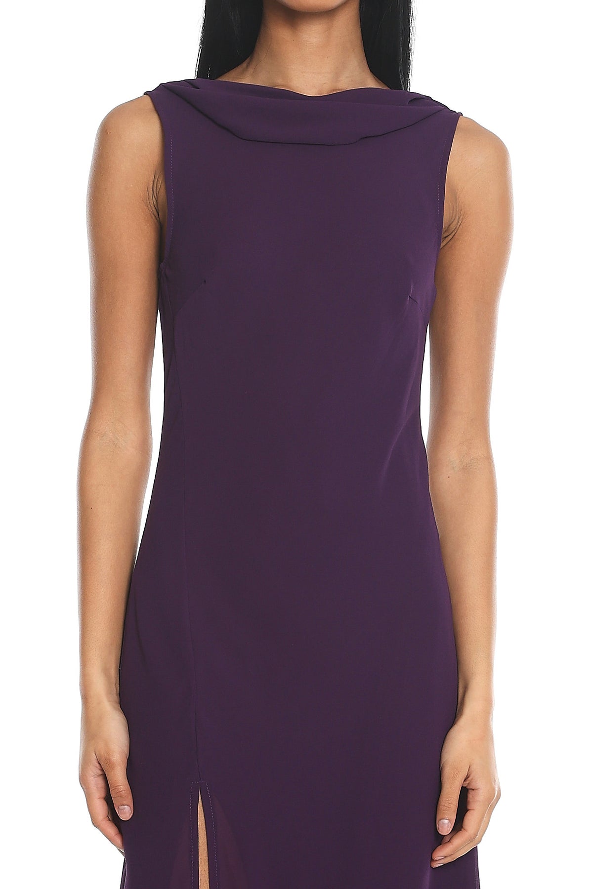Aquarius Cowl Back Maxi Dress Grape