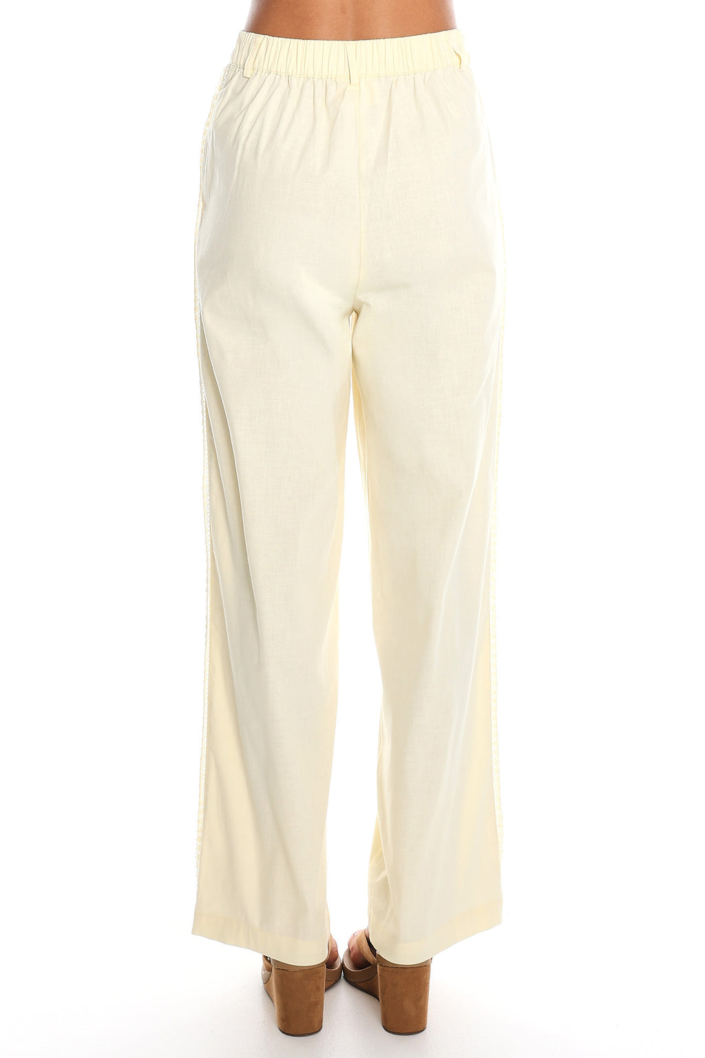 Visalia Wide Leg Trousers Butter