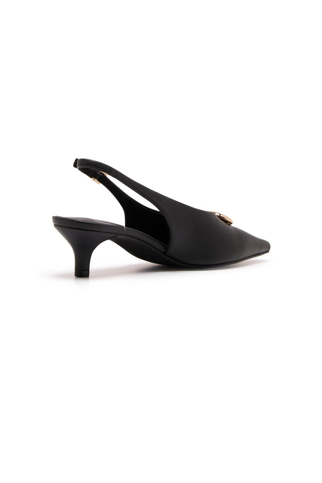 THERAPY Indina Slingback Heel Black by Selfie Leslie Australia
