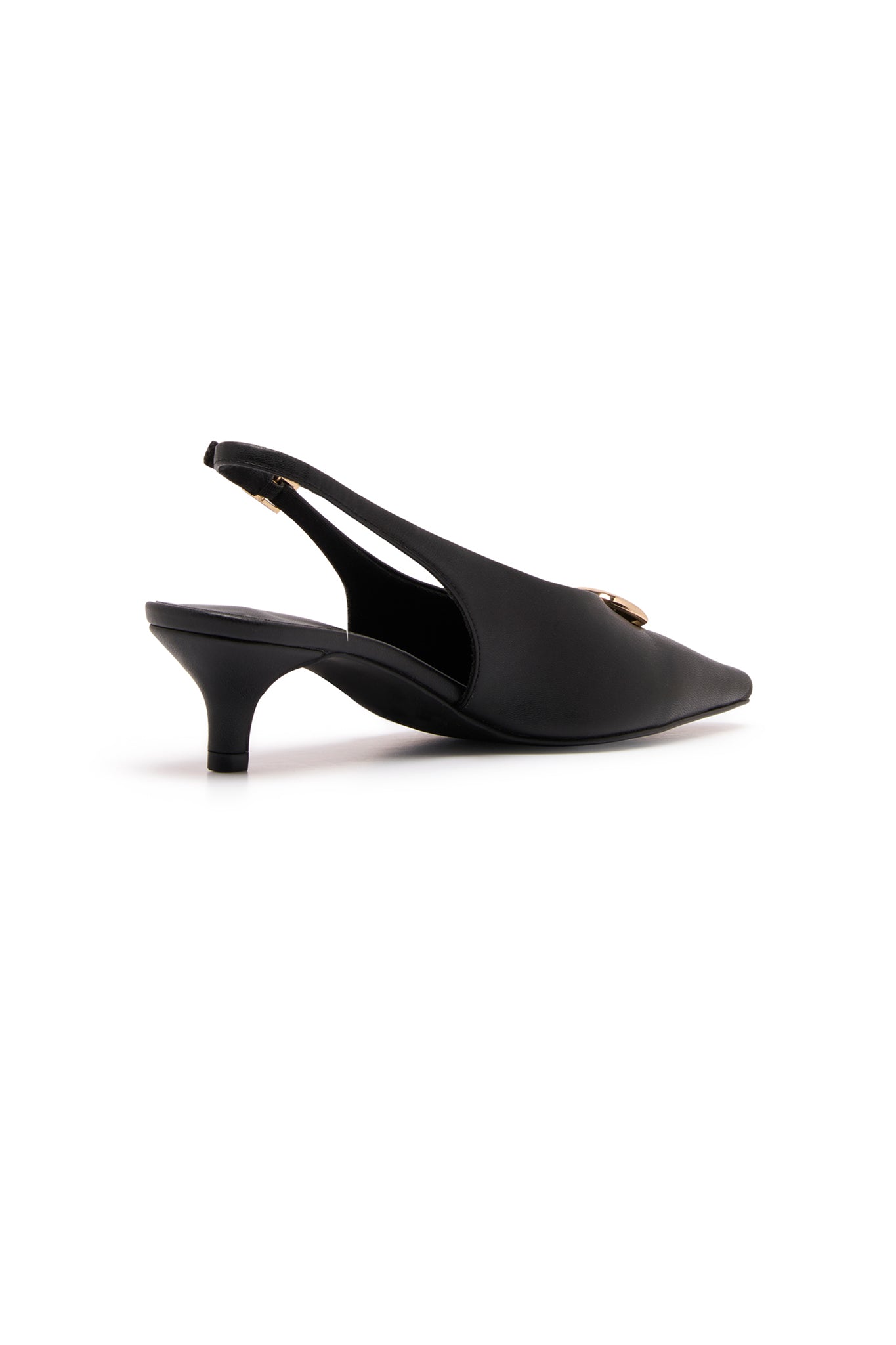 THERAPY Indina Slingback Heel Black by Selfie Leslie Australia