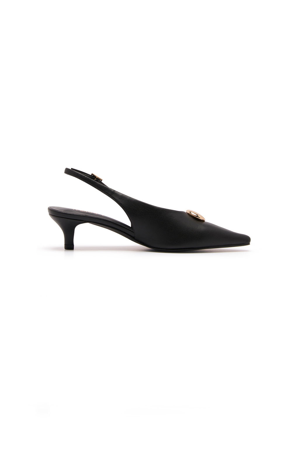 THERAPY Indina Slingback Heel Black by Selfie Leslie Australia