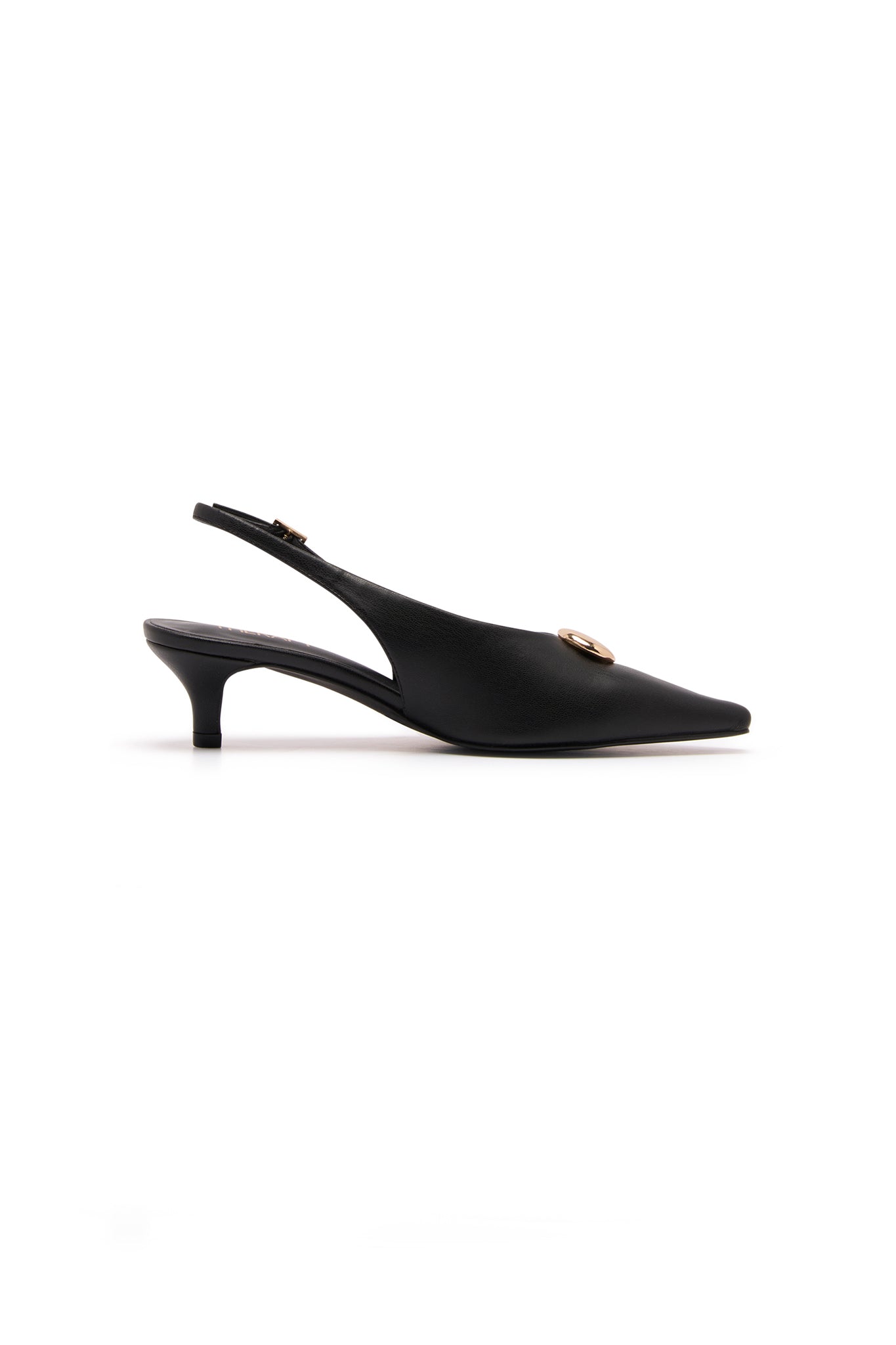THERAPY Indina Slingback Heel Black by Selfie Leslie Australia