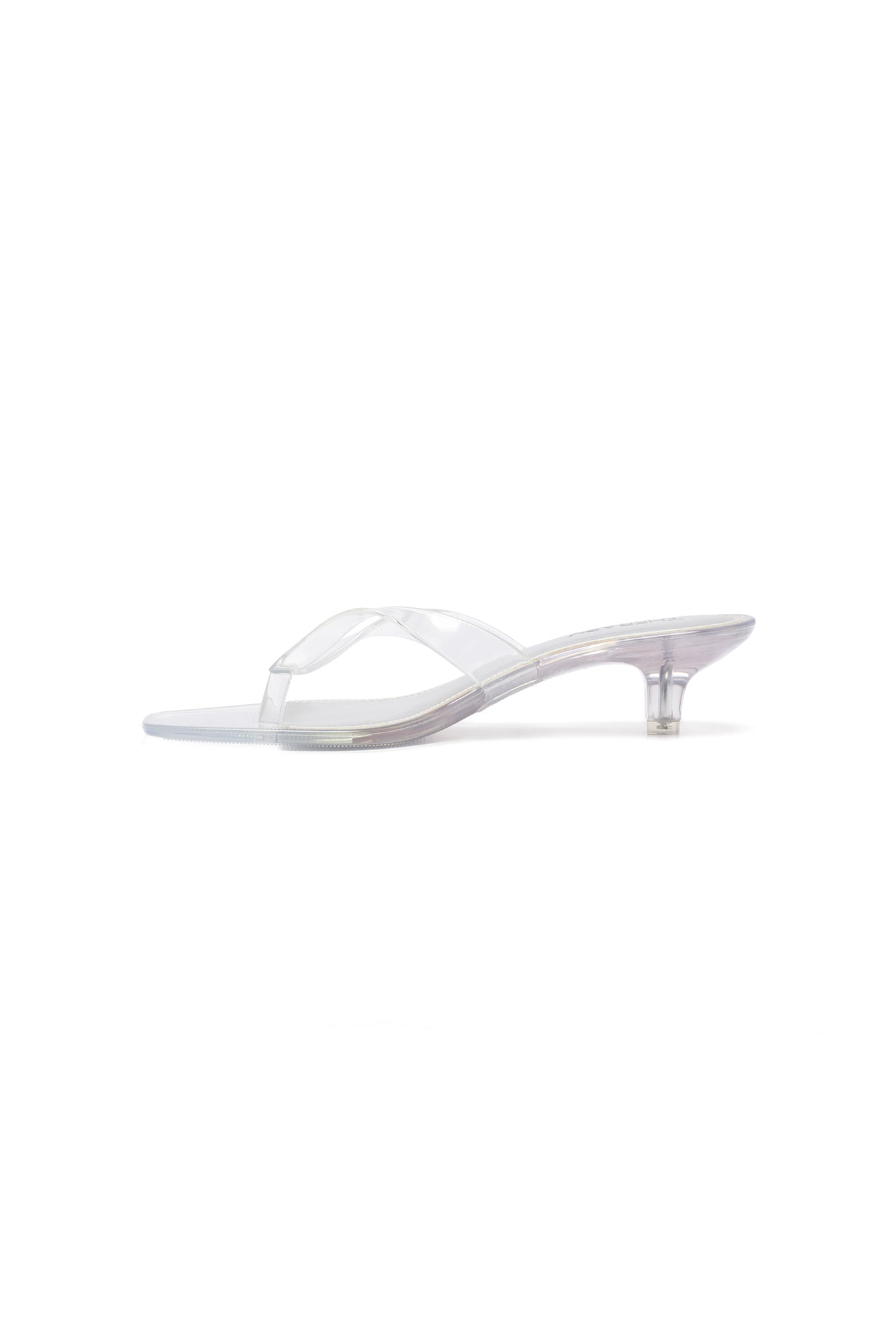 THERAPY Jellyz Thong Heel Clear by Selfie Leslie Australia