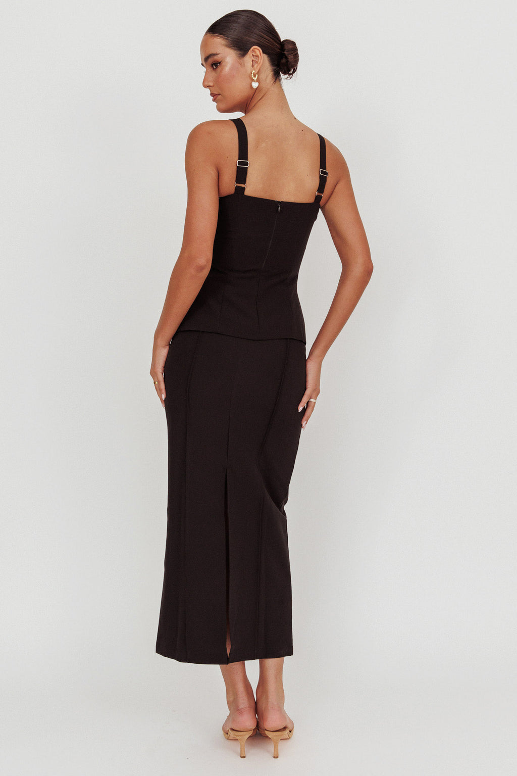 Like I Do Maxi Skirt Black by Selfie Leslie Australia