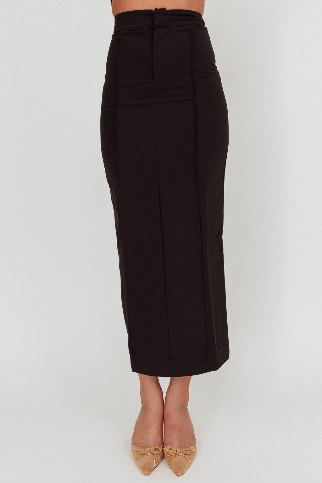 Like I Do Maxi Skirt Black by Selfie Leslie Australia