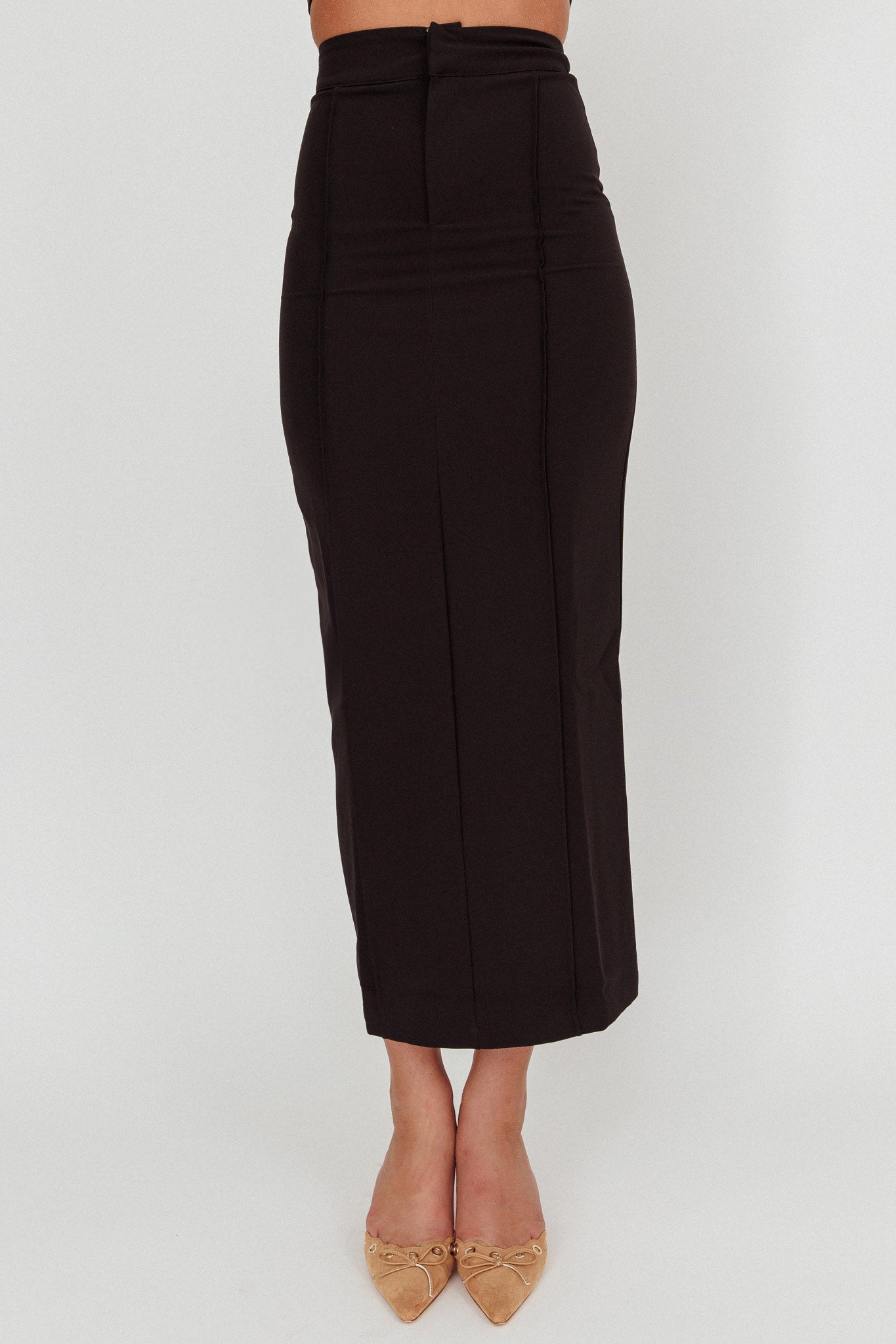 Like I Do Maxi Skirt Black by Selfie Leslie Australia