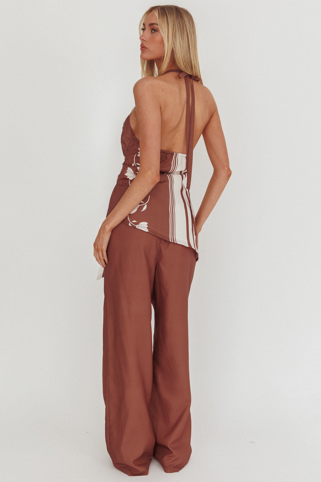 Eniola Drawstring Pants Palma by Selfie Leslie Australia