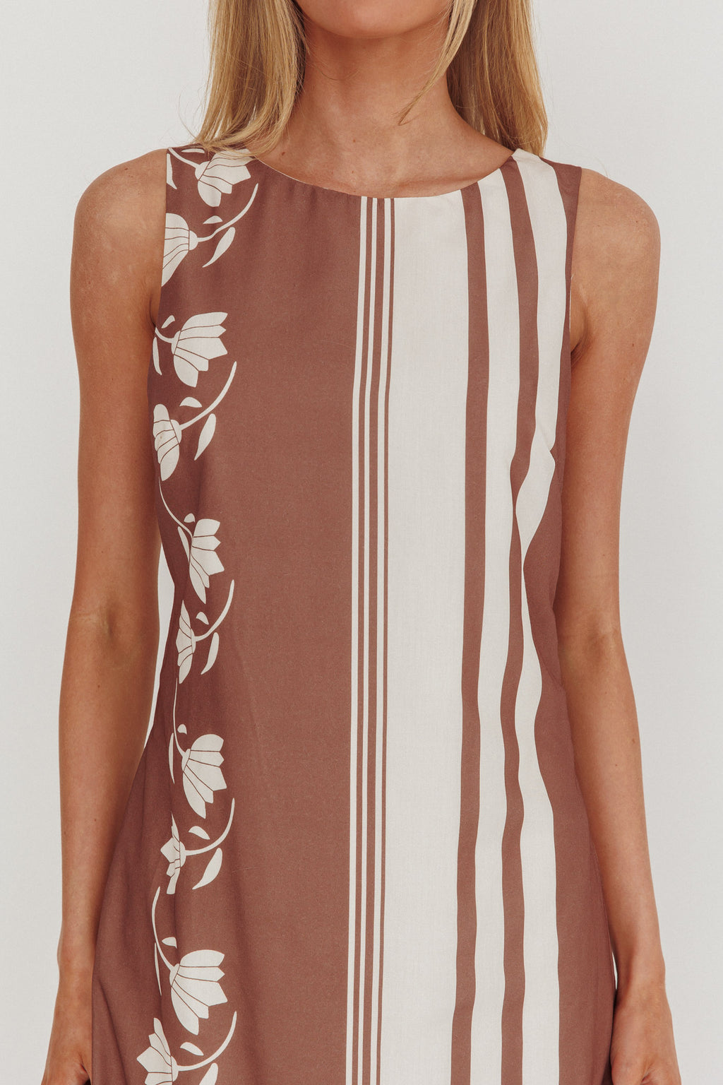 Dayla Sleeveless Waist Tie Maxi Dress Palma by Selfie Leslie Australia