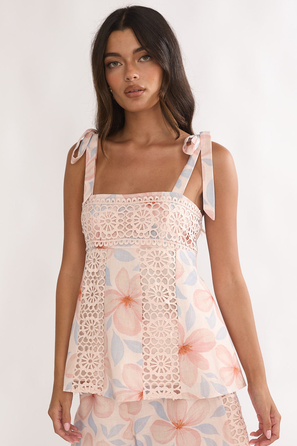 Baybreeze Tied Shoulder Top Floral by Selfie Leslie Australia