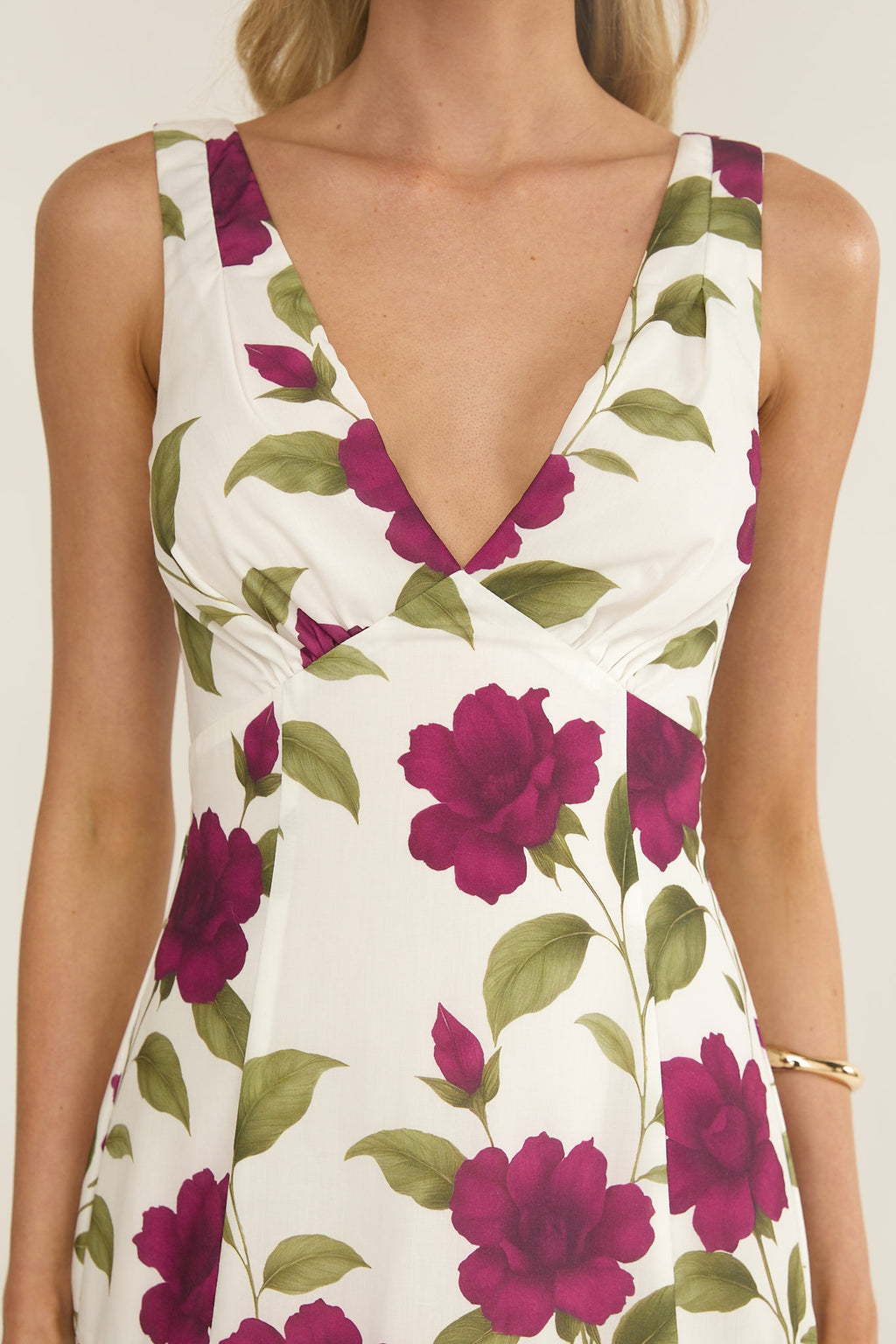 Begonia Drop Waist Maxi Dress Allegra Floral by Selfie Leslie Australia