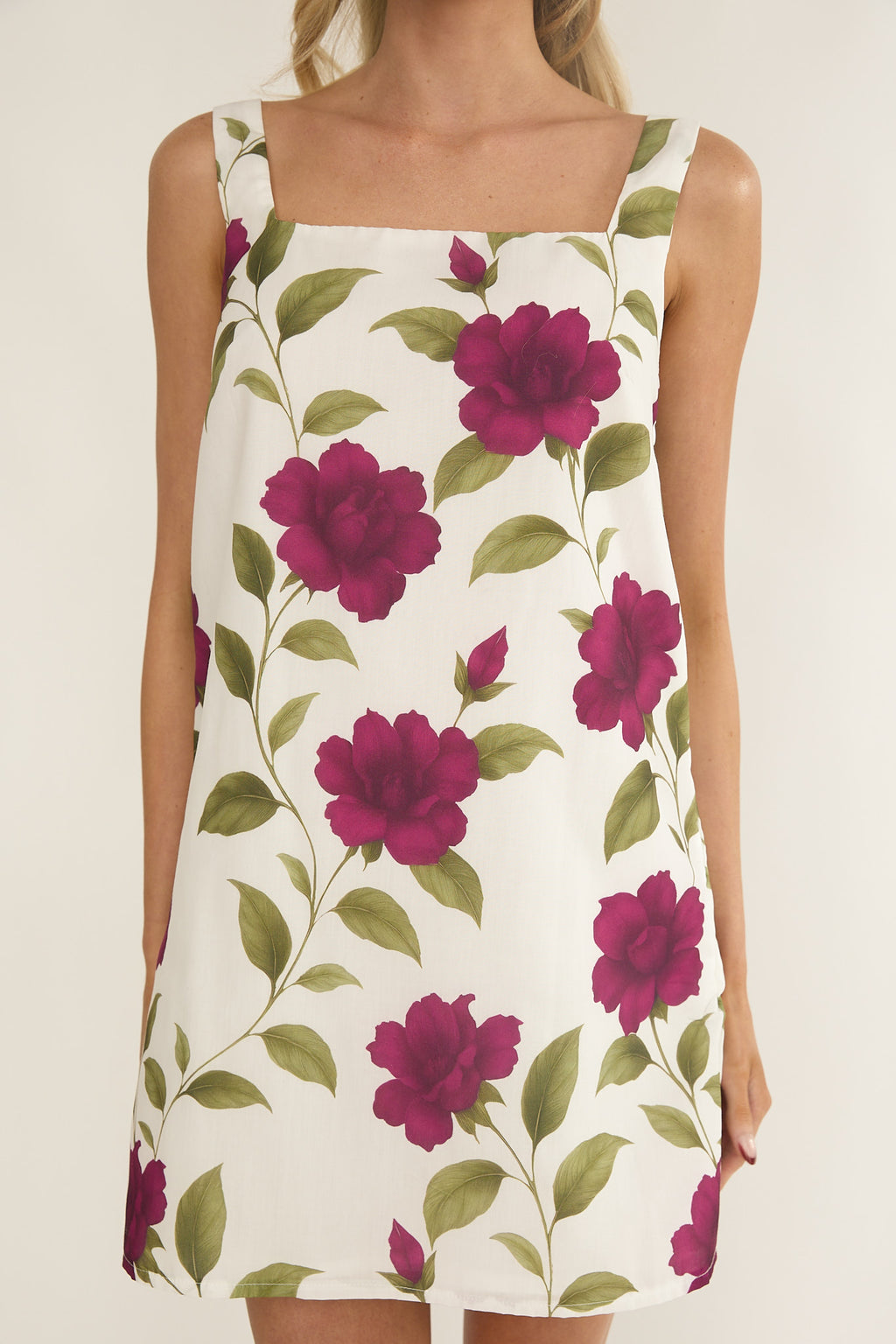 That Lady Bow Back Mini Dress Allegra Floral by Selfie Leslie Australia