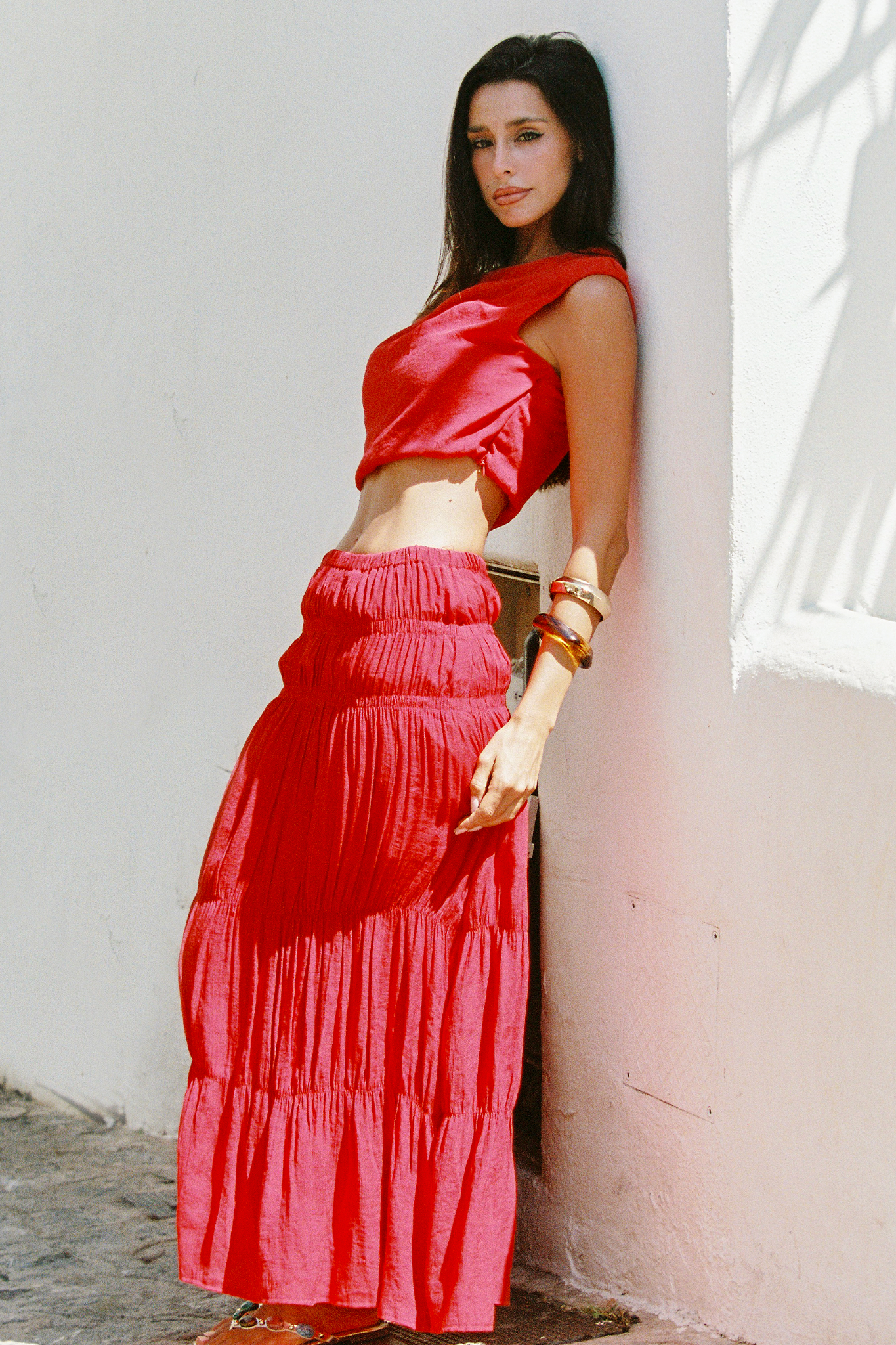Arden Maxi Skirt Chilli