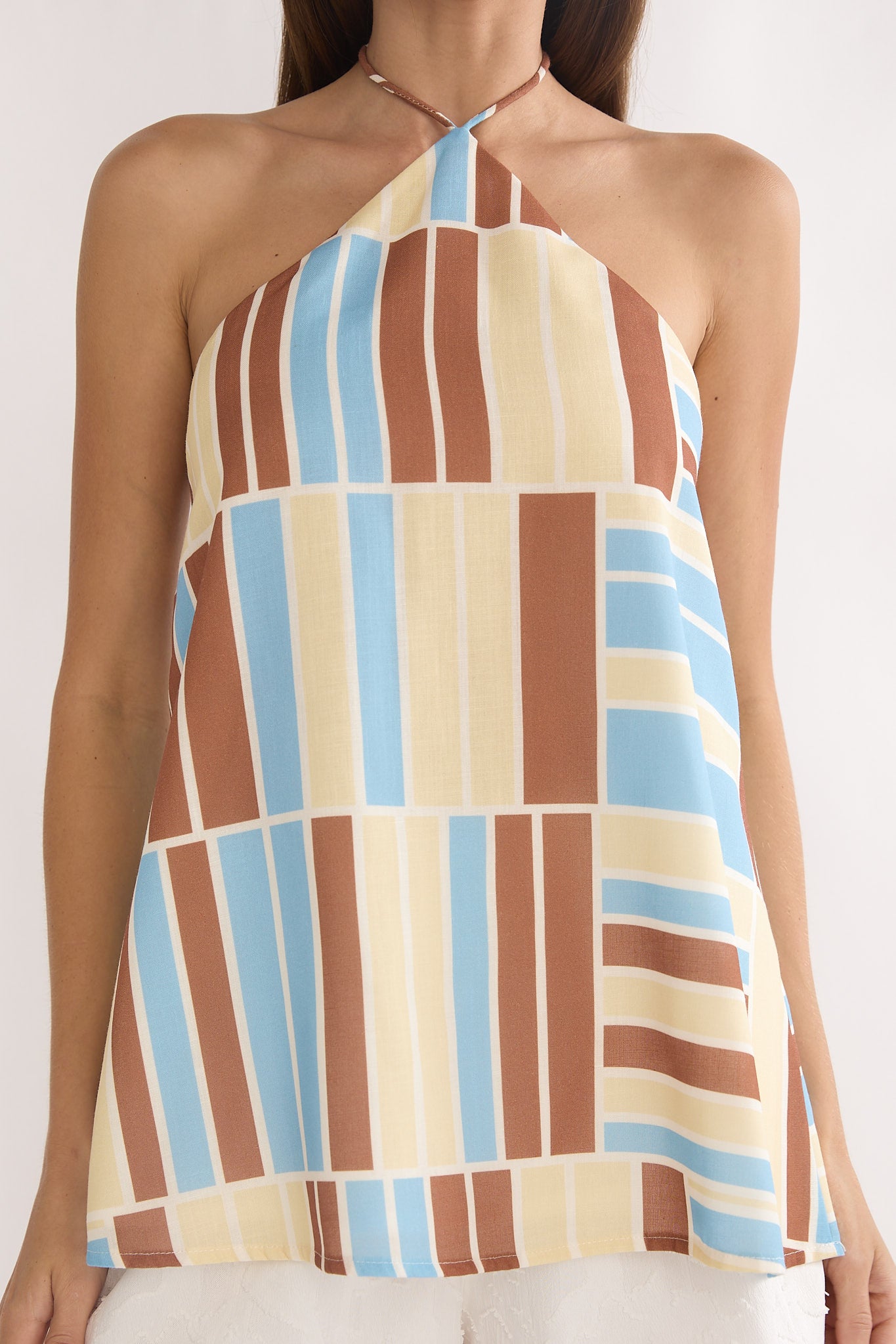 Chichi Halter Top Print Butter by Selfie Leslie Australia