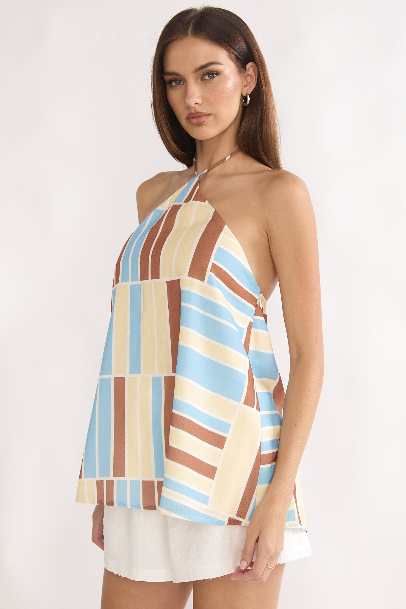 Chichi Halter Top Print Butter by Selfie Leslie Australia