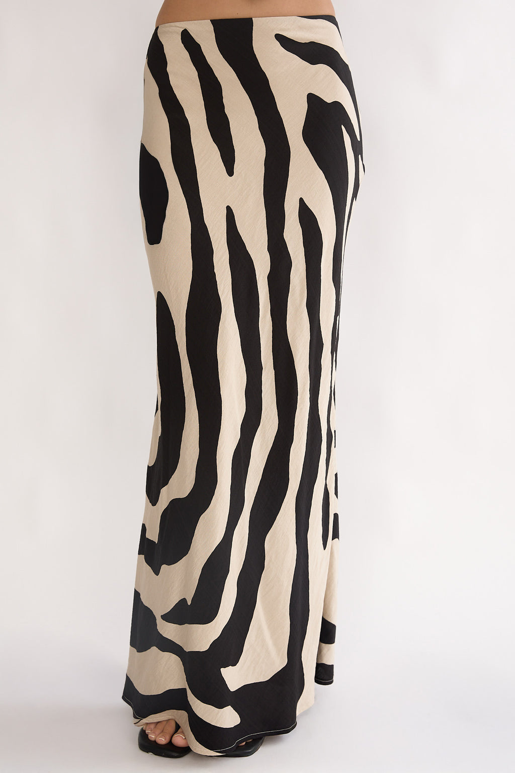 Blythe Maxi Skirt Zebra Black by Selfie Leslie Australia