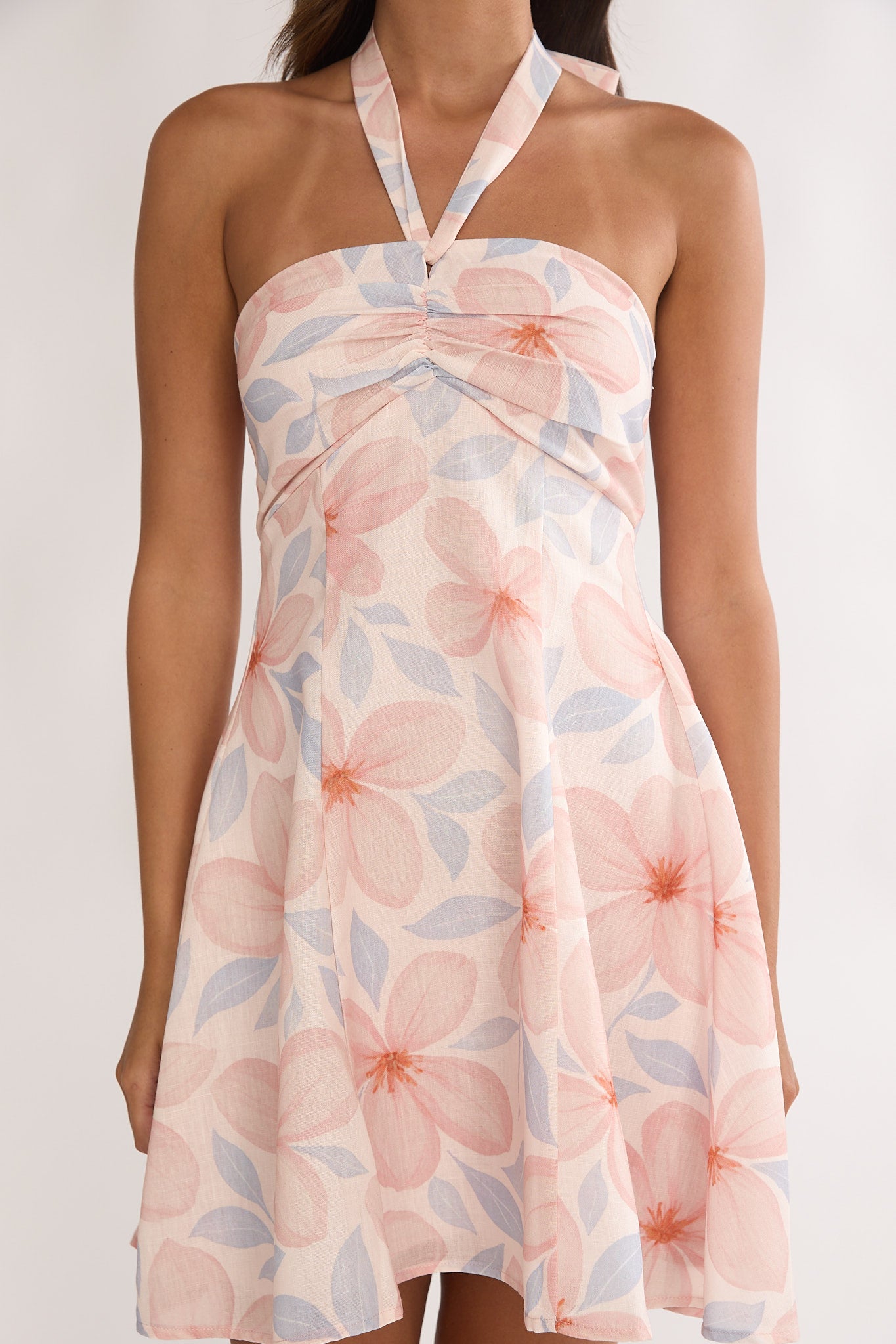 Paulette Halterneck Sun Dress Floral by Selfie Leslie Australia