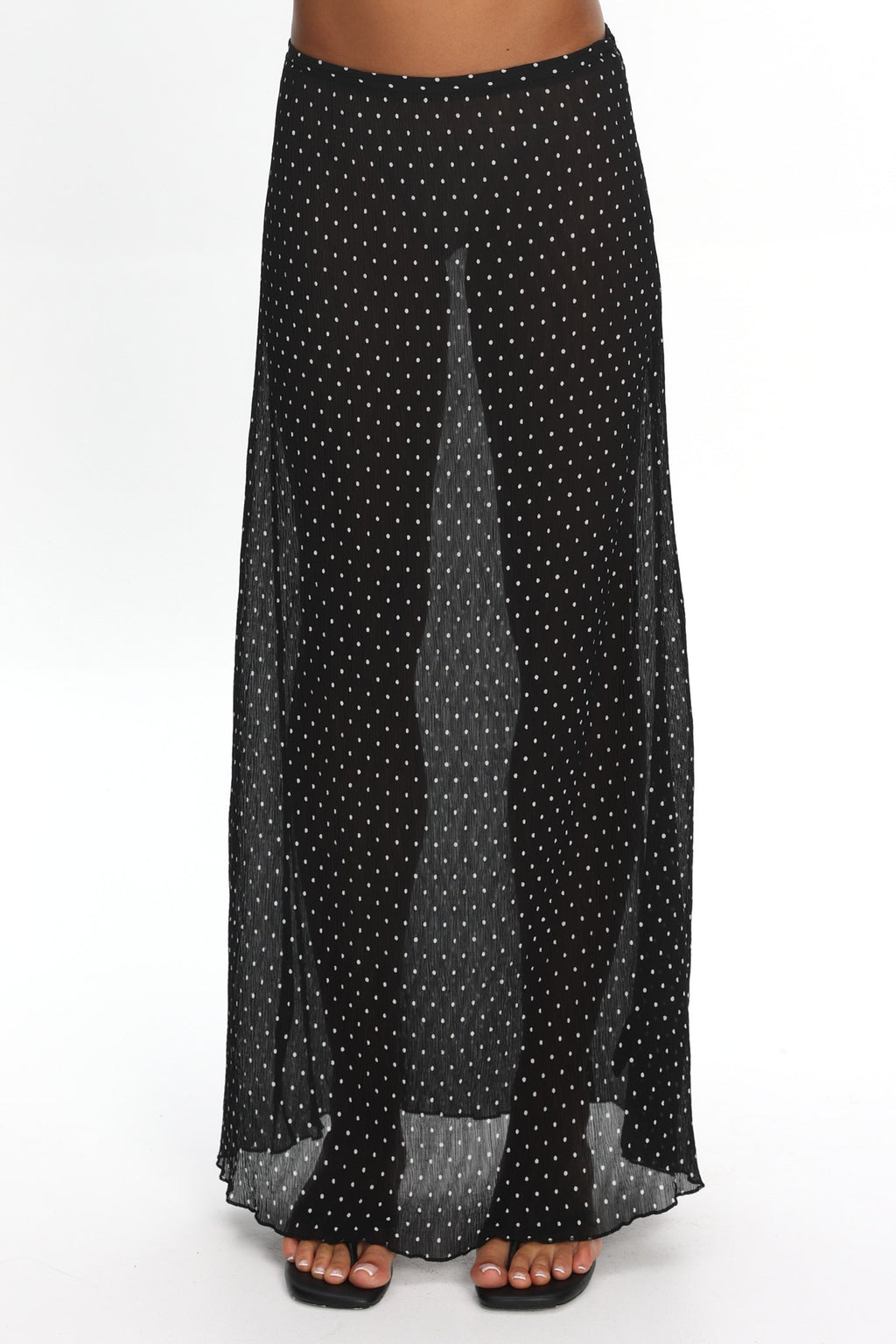 LIONESS Ford Maxi Skirt Onyx Polka by Selfie Leslie Australia