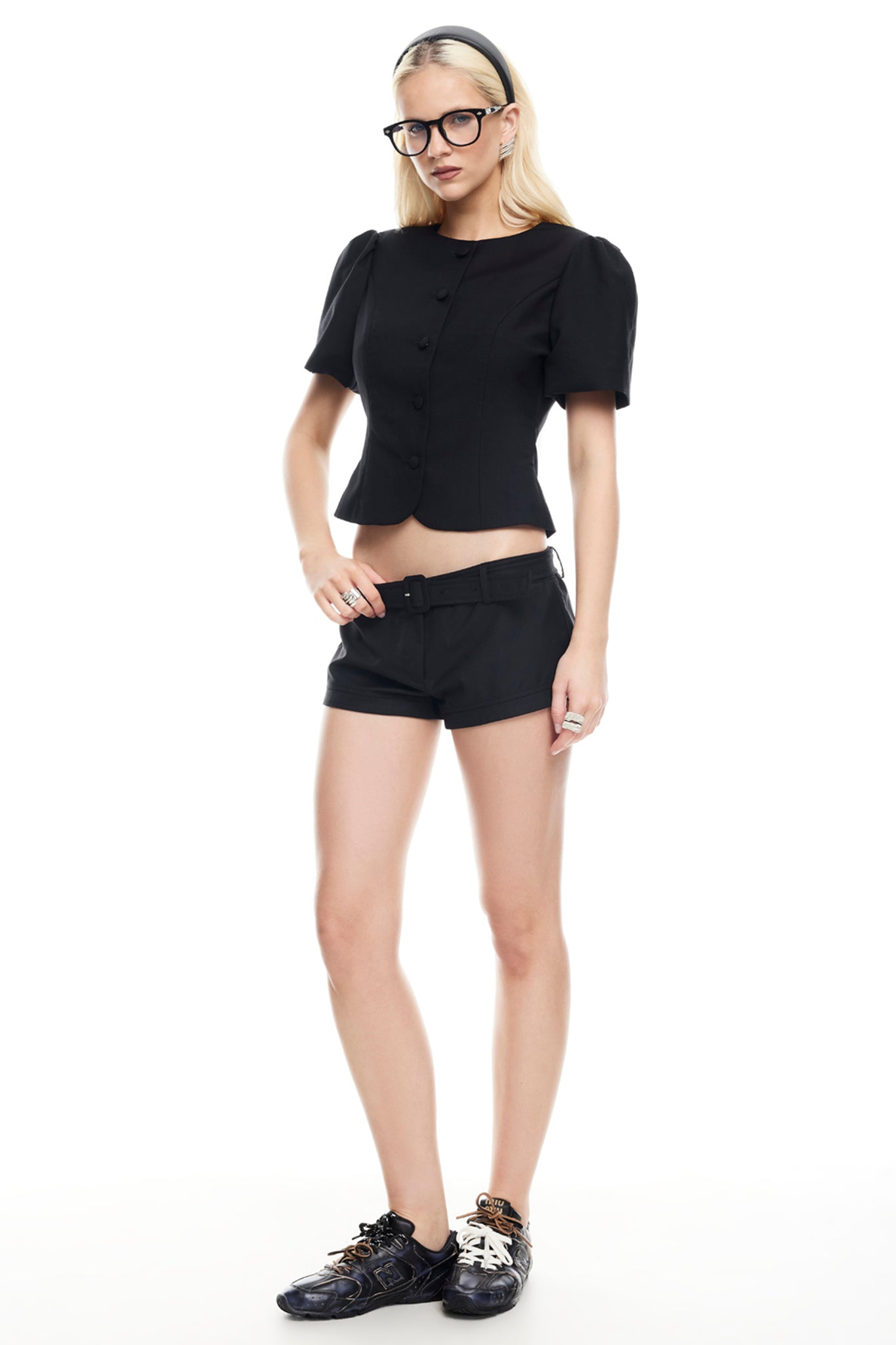 LIONESS Afterglow Short Onyx by Selfie Leslie Australia