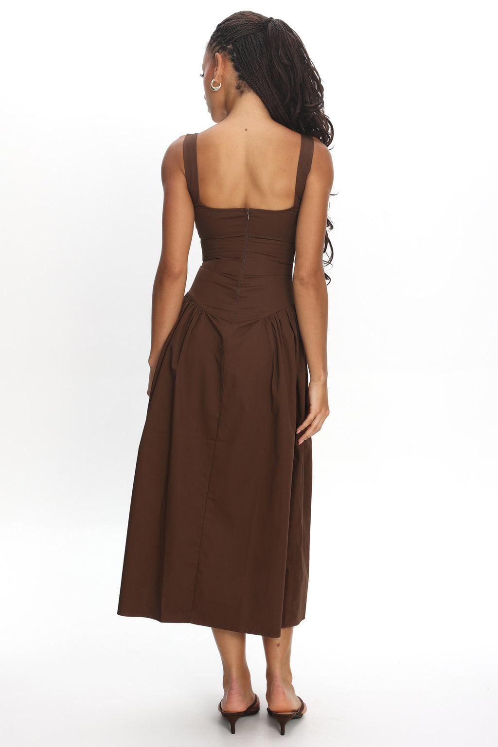 LIONESS Luna Rosa Maxi Dress Chocolate by Selfie Leslie Australia
