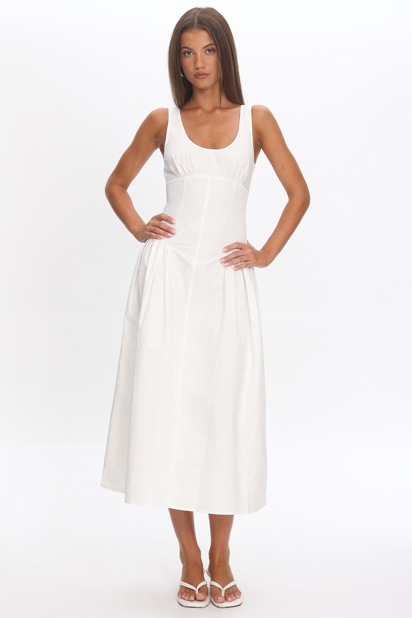 LIONESS Luna Rosa Maxi Dress Porcelain by Selfie Leslie Australia