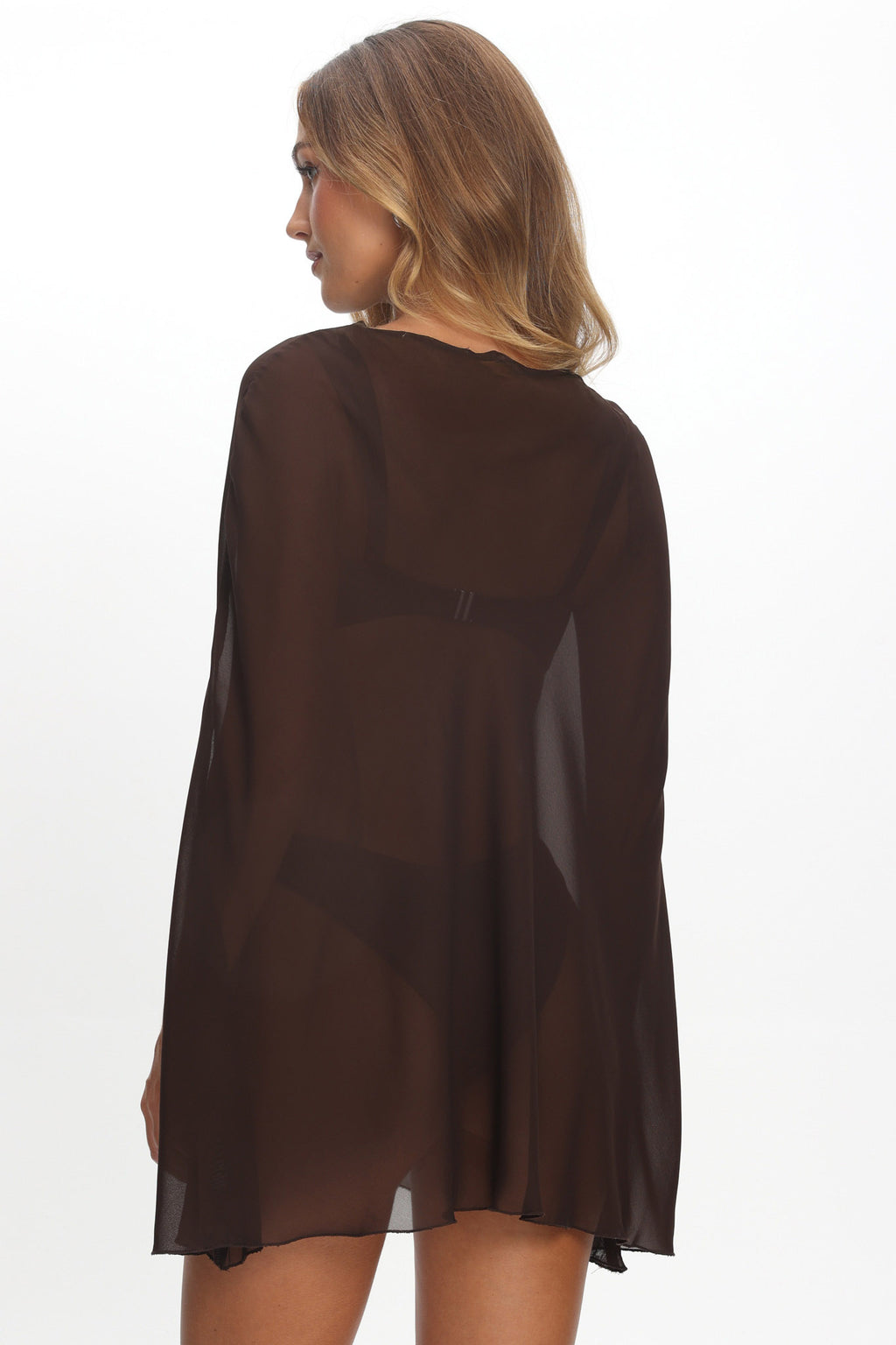 LIONESS Aura Poncho Chocolate by Selfie Leslie Australia