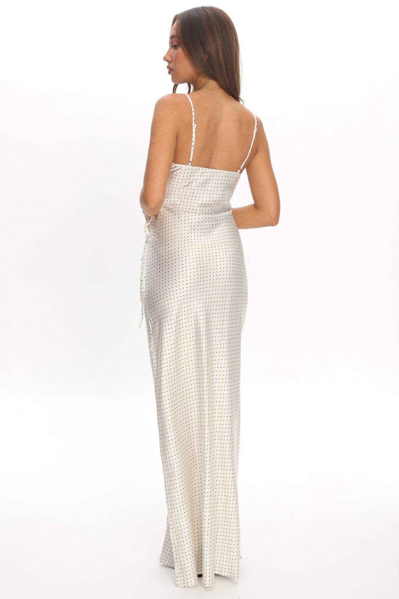 LIONESS About A Girl Maxi Dress Porcelain Polka by Selfie Leslie Australia