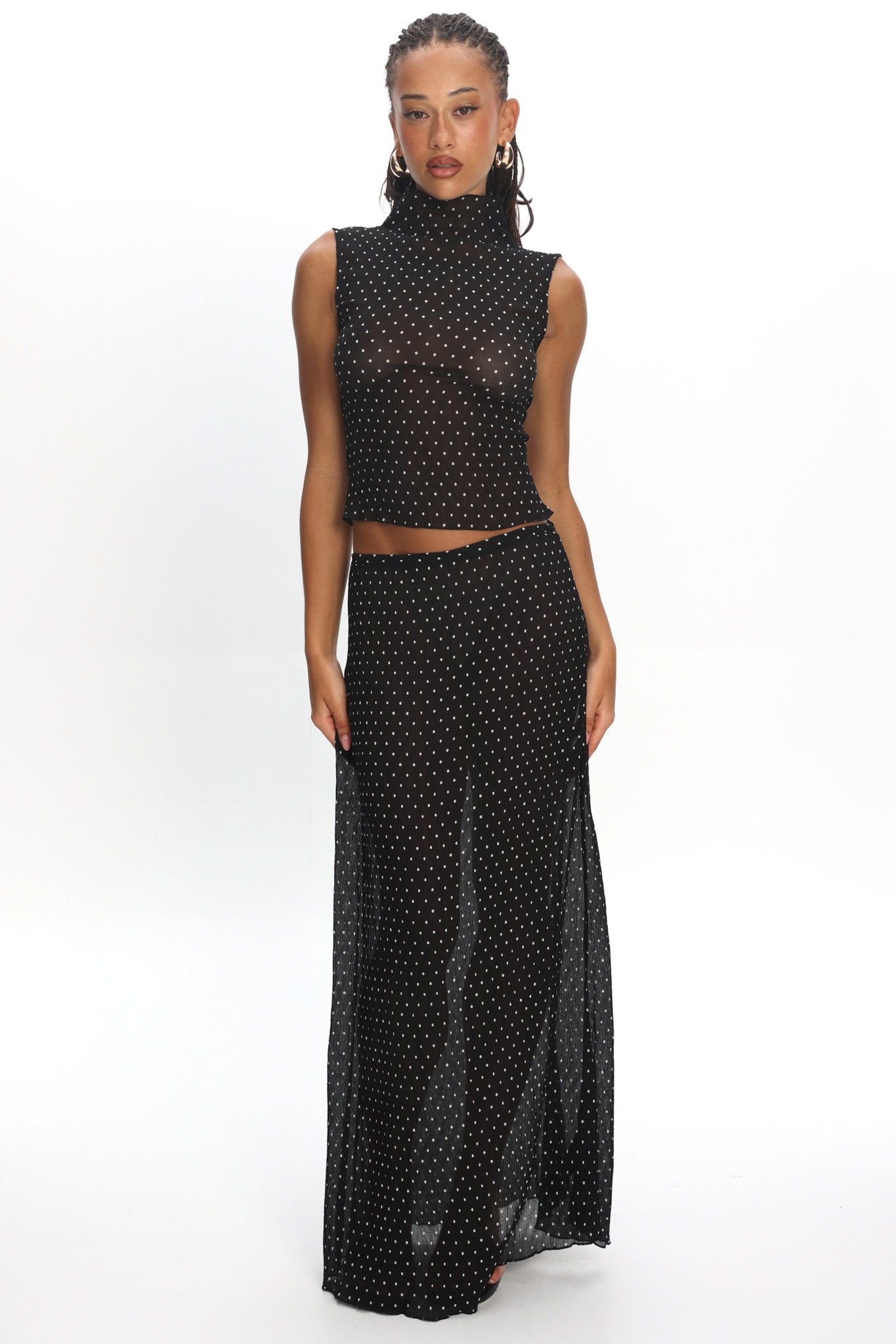 LIONESS Ford Top Onyx Polka by Selfie Leslie Australia