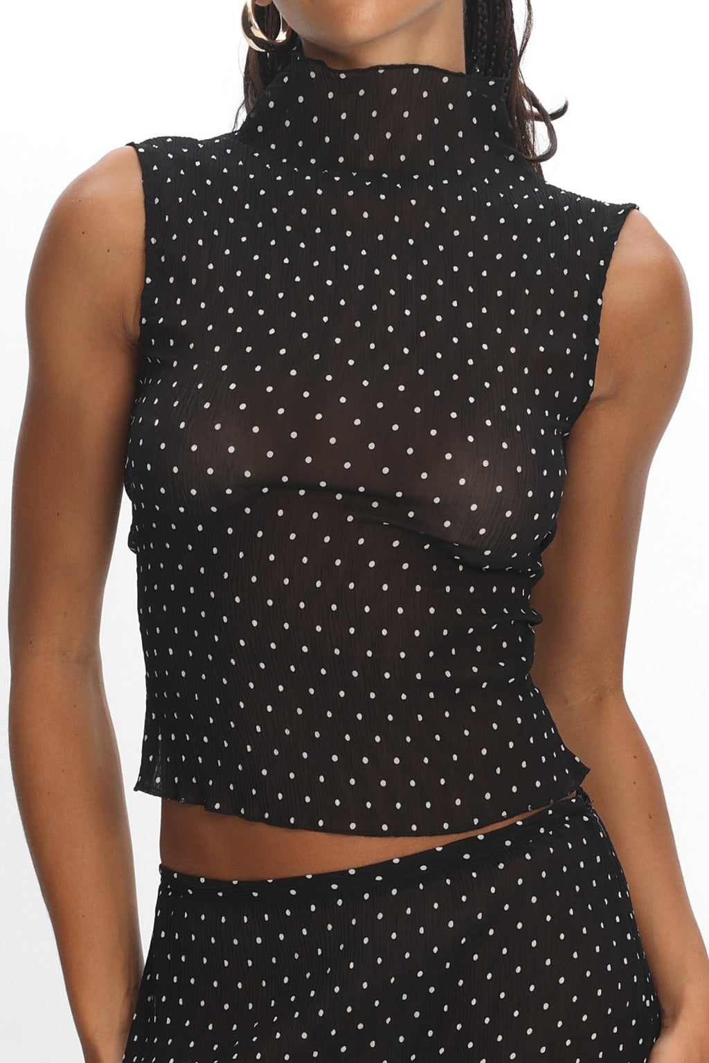 LIONESS Ford Top Onyx Polka by Selfie Leslie Australia