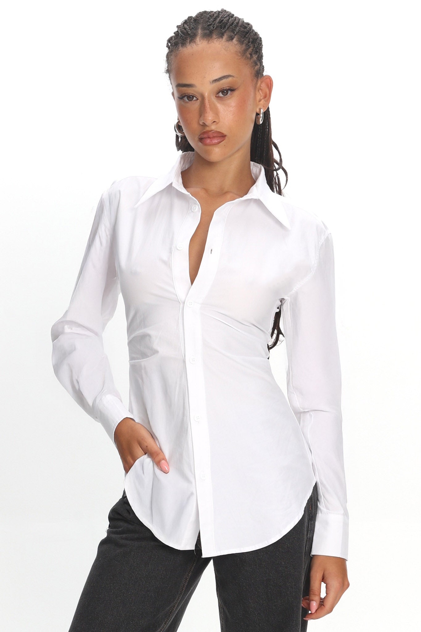 LIONESS Naomi Shirt Porcelain by Selfie Leslie Australia