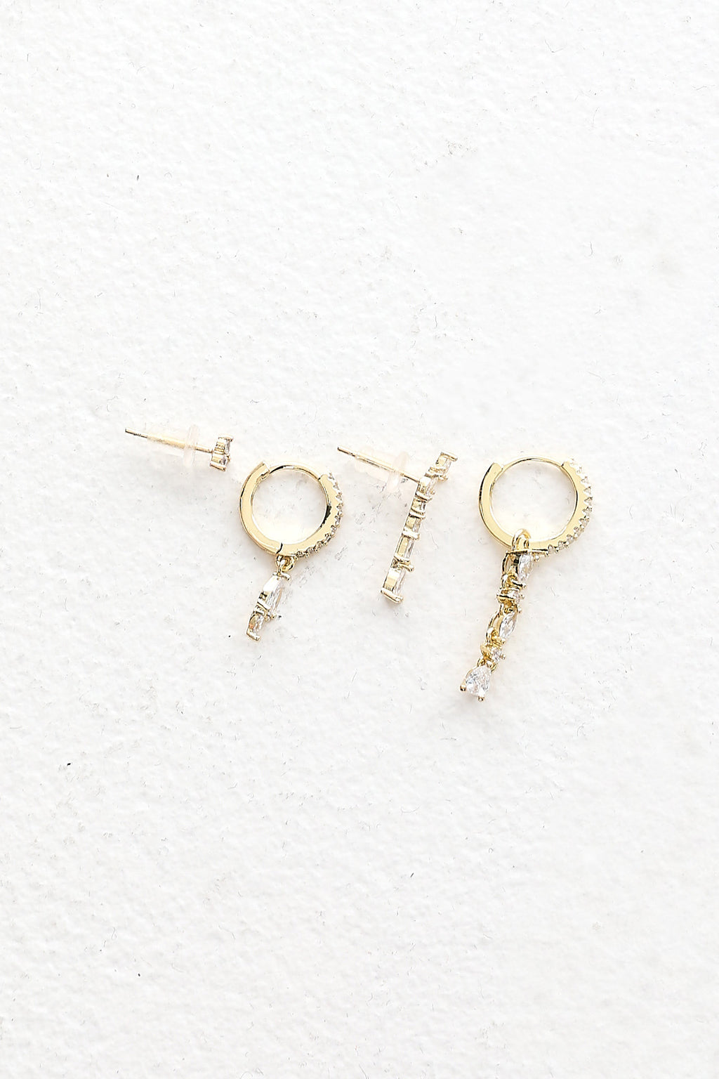 Aurelis Stack Earring Set Gold
