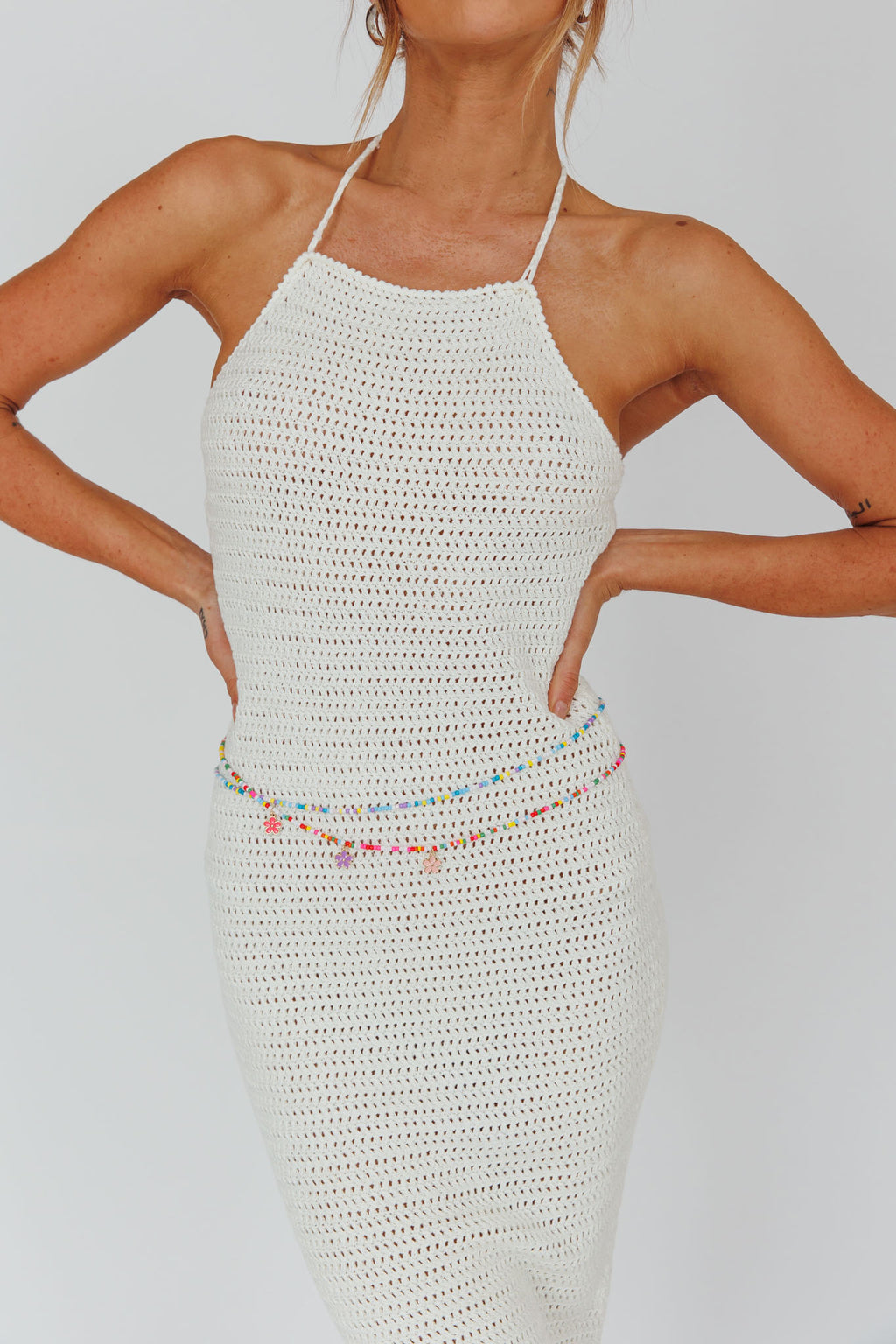 Sunny Beaded Waist Chain Multi by Selfie Leslie Australia