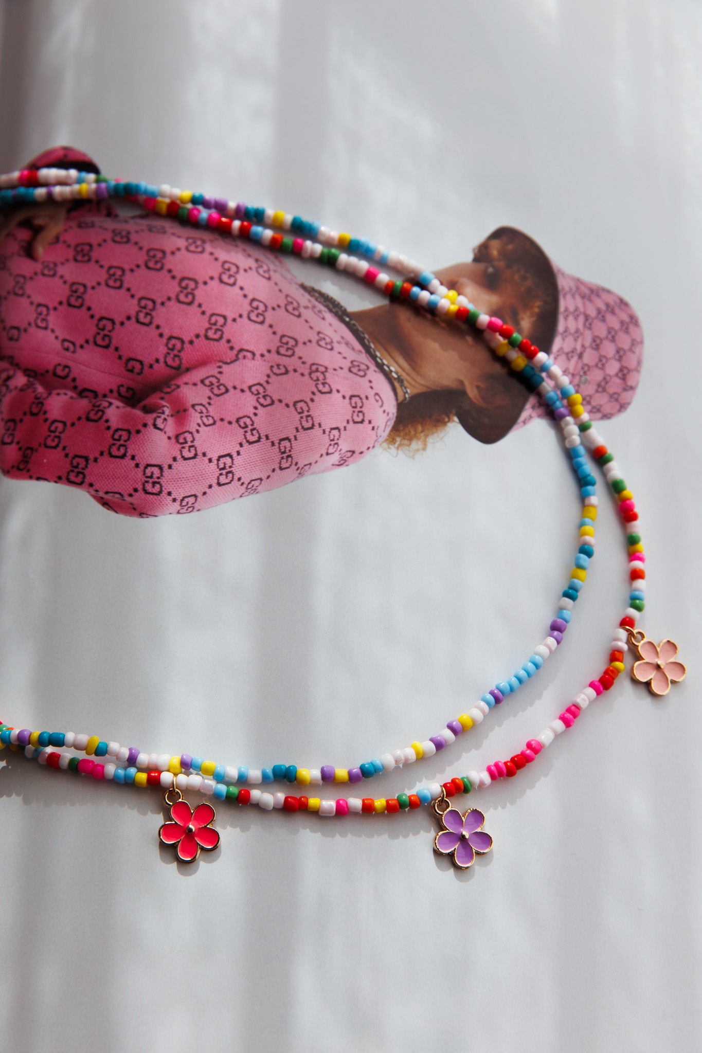 Sunny Beaded Waist Chain Multi by Selfie Leslie Australia