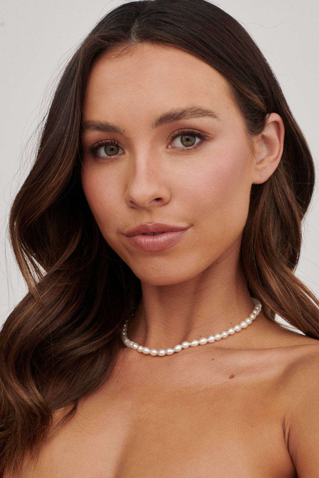 Bonita Pearl Strand Necklace Gold by Selfie Leslie Australia