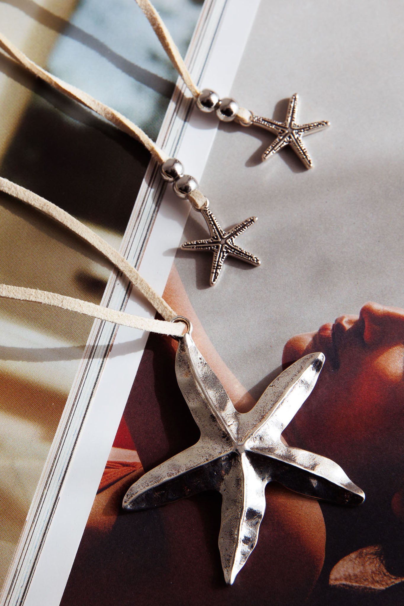 Starfish Pendant Necklace Silver by Selfie Leslie Australia