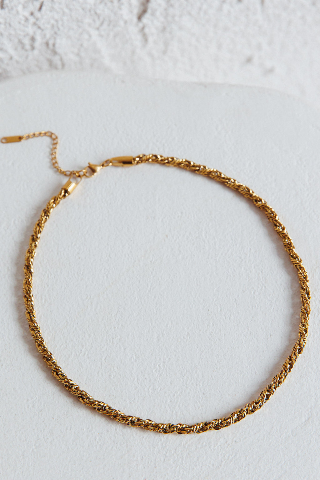 Prana Twist Chain Necklace Gold by Selfie Leslie Australia