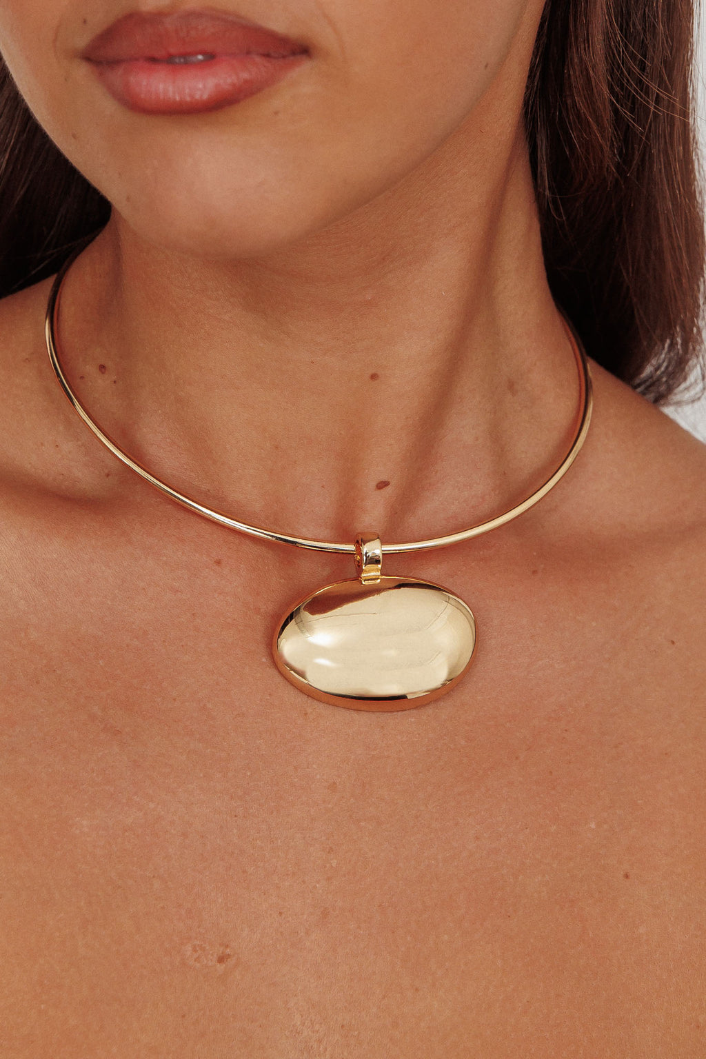 It's Fate Pendant Choker Gold by Selfie Leslie Australia
