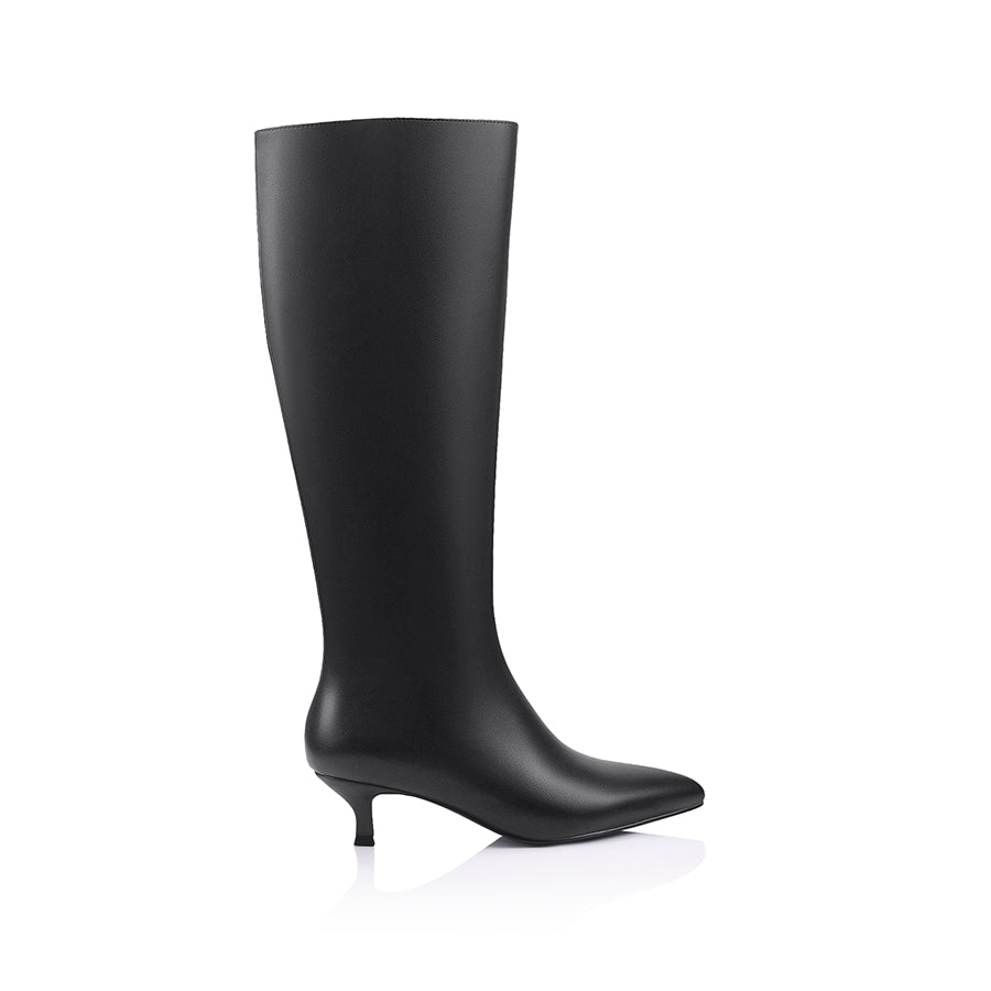 VERALI Olive Knee High Boots Black
