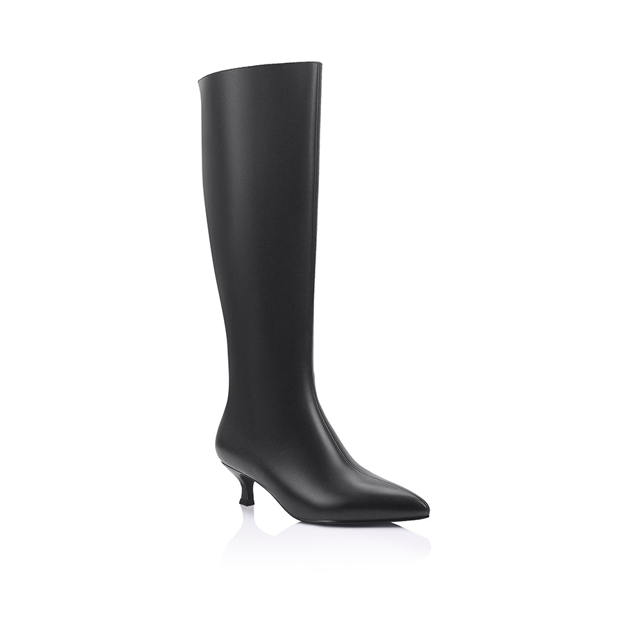 VERALI Olive Knee High Boots Black