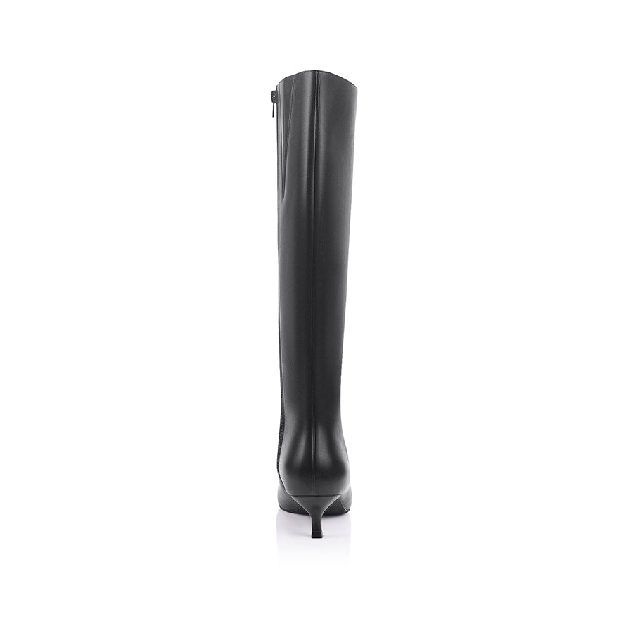 VERALI Olive Knee High Boots Black