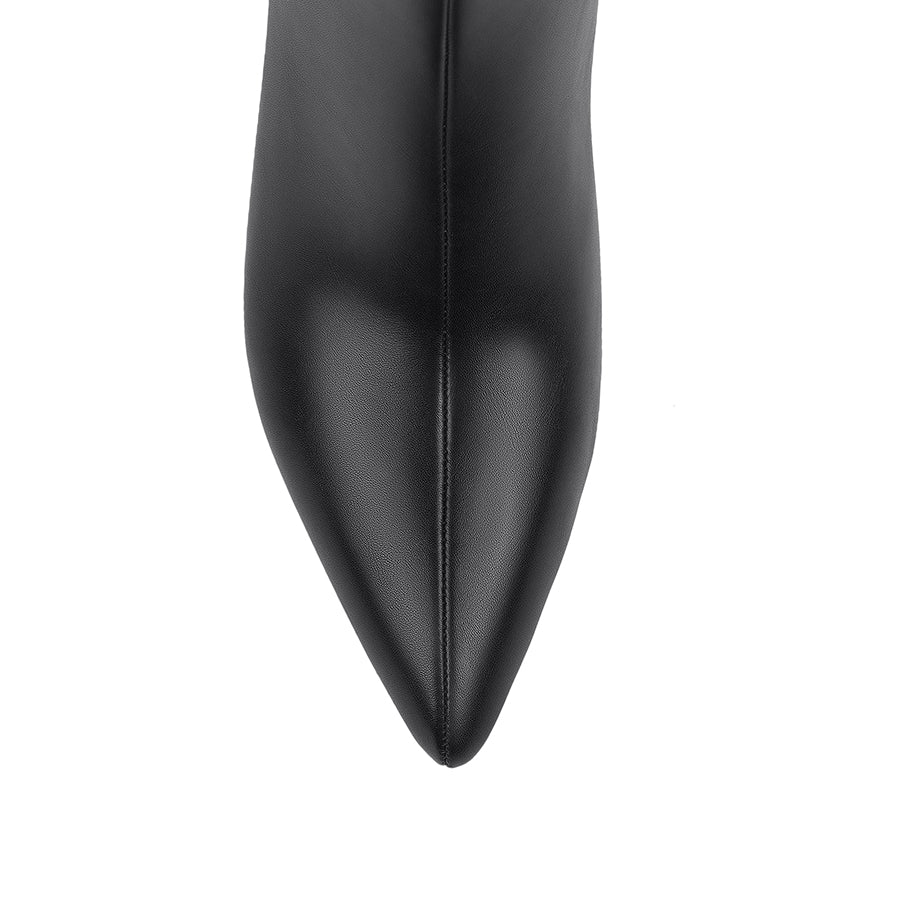 VERALI Olive Knee High Boots Black