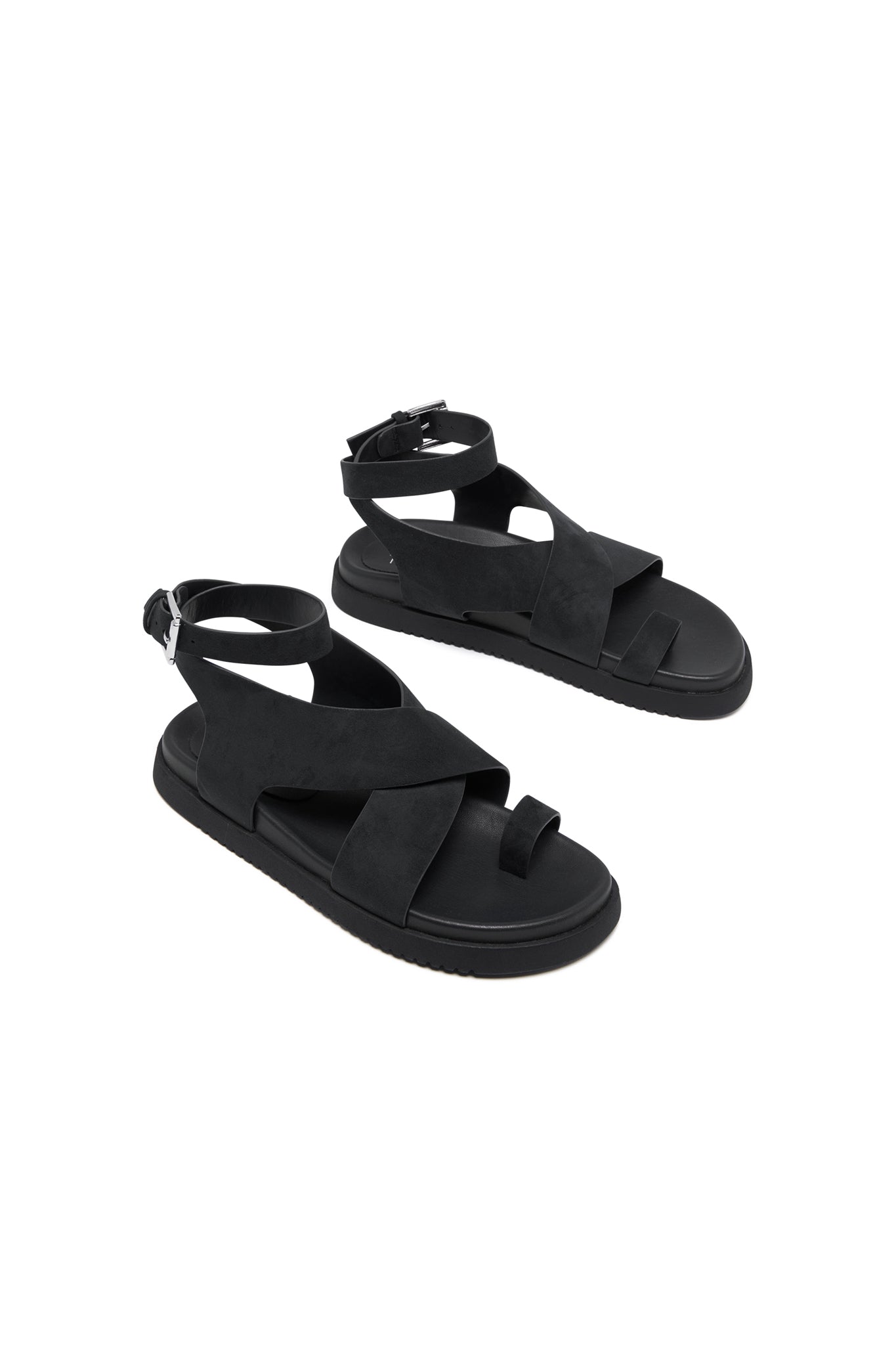 THERAPY Redeem Sandals Black by Selfie Leslie Australia