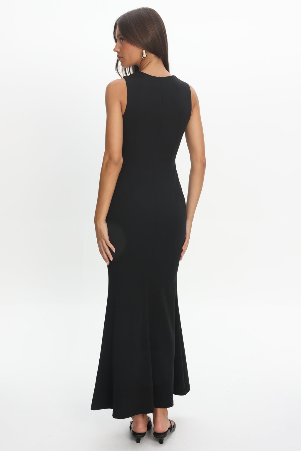 Capucine Key Hole Bust Maxi Dress Black by Selfie Leslie Australia