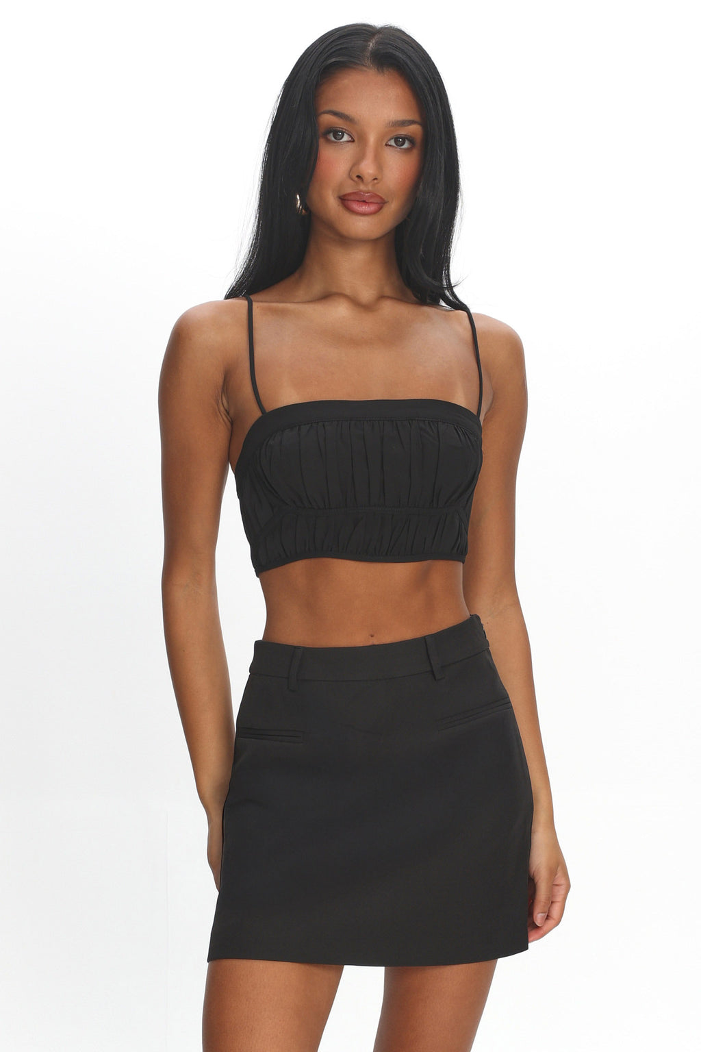 Fellie Mini Skirt Black by Selfie Leslie Australia