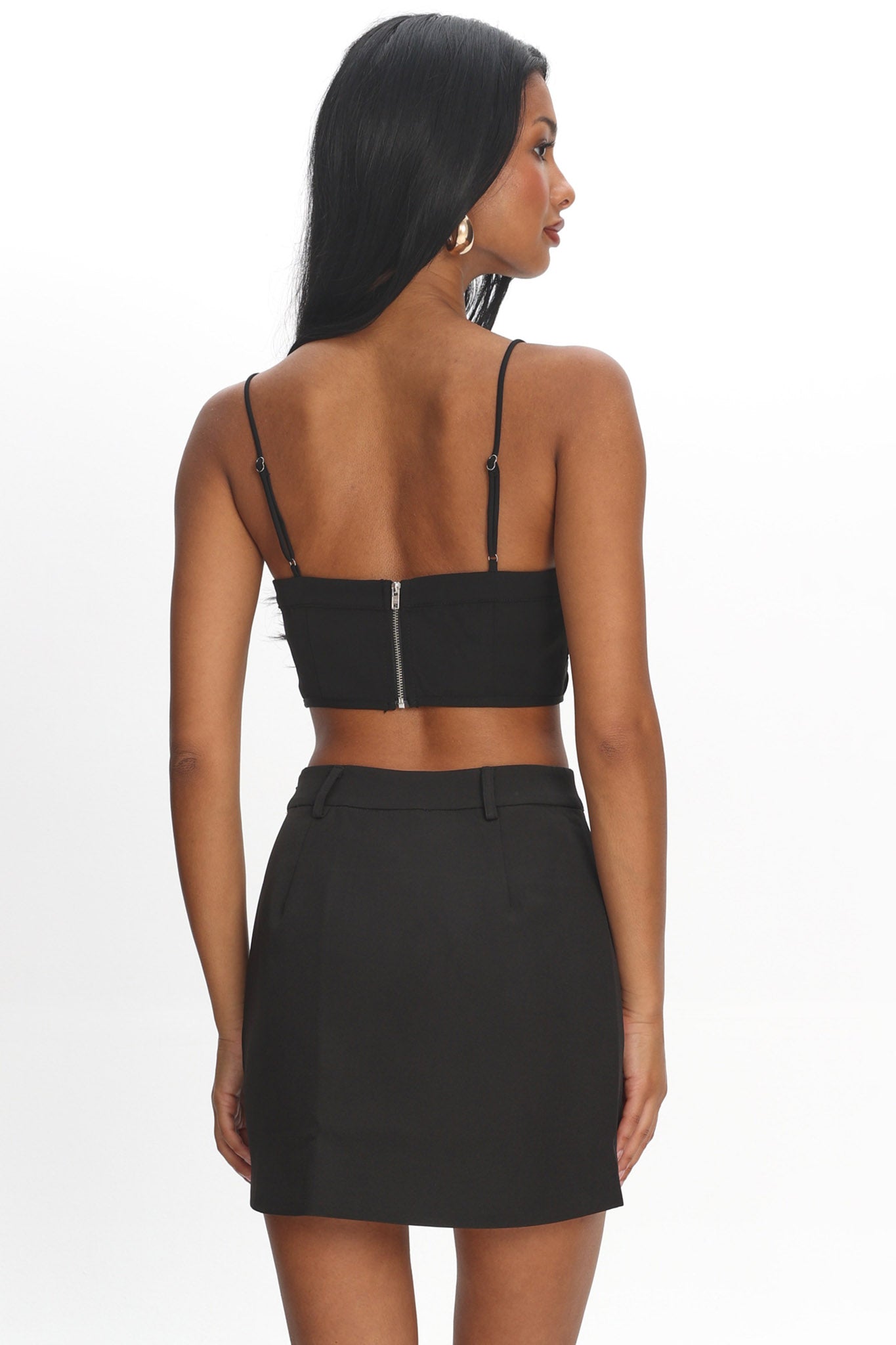 Fellie Mini Skirt Black by Selfie Leslie Australia