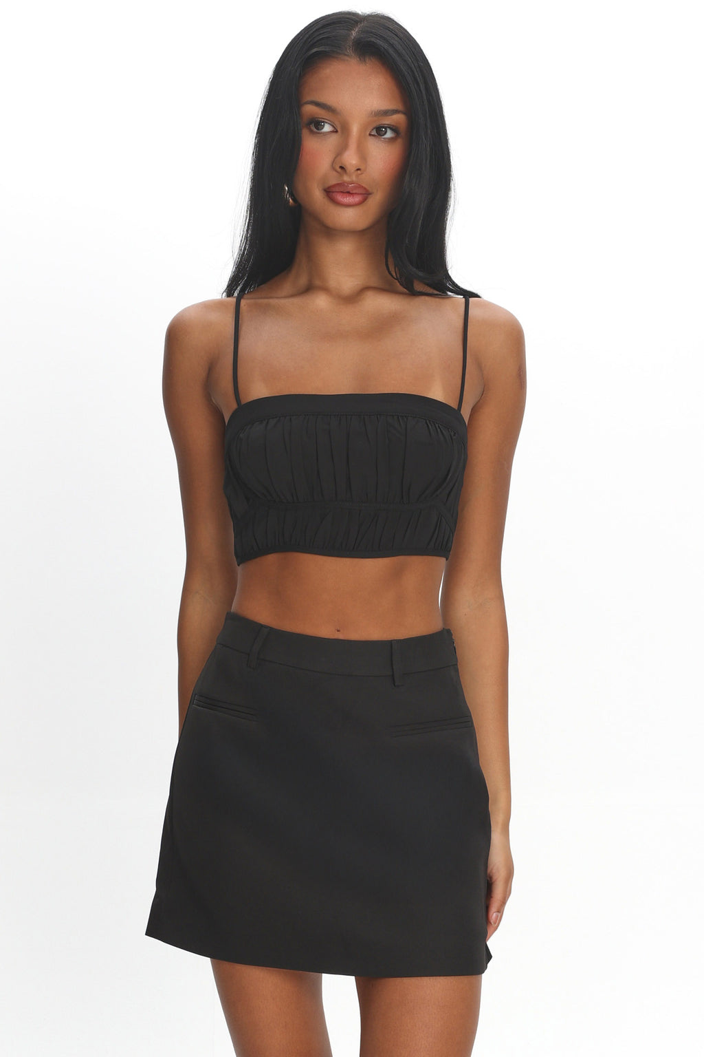 Fellie Mini Skirt Black by Selfie Leslie Australia