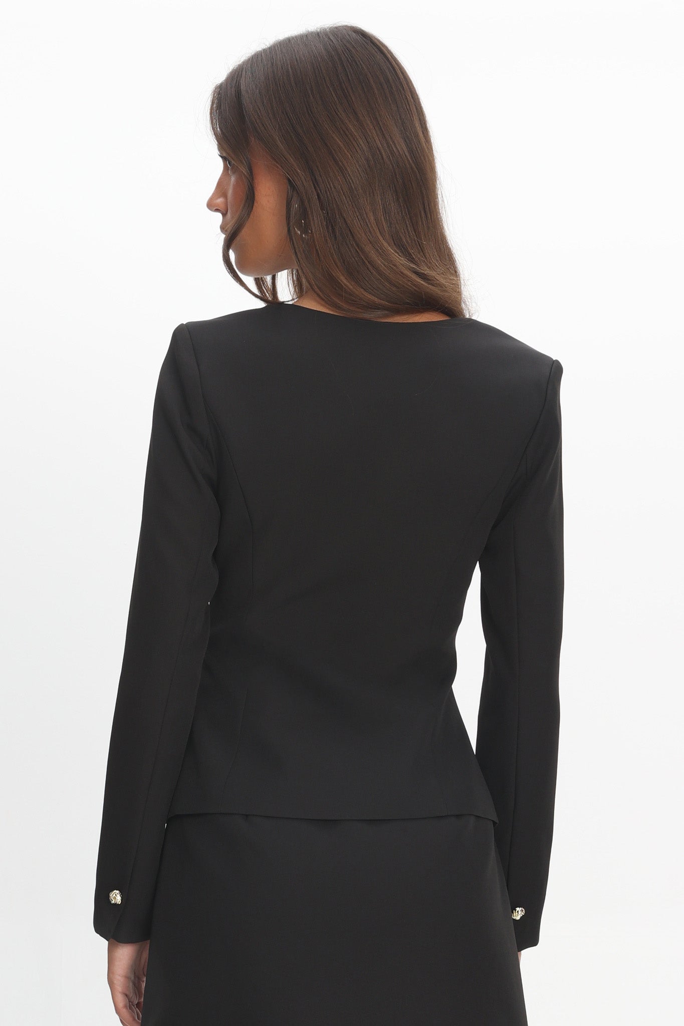 Fellie Button Front Top Black by Selfie Leslie Australia