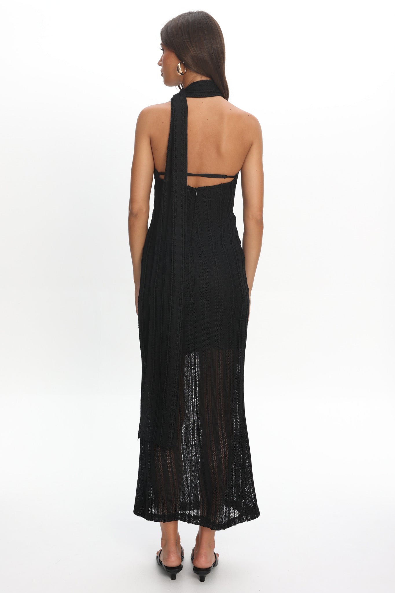 Cozette One-Shoulder Knit Dress Black by Selfie Leslie Australia