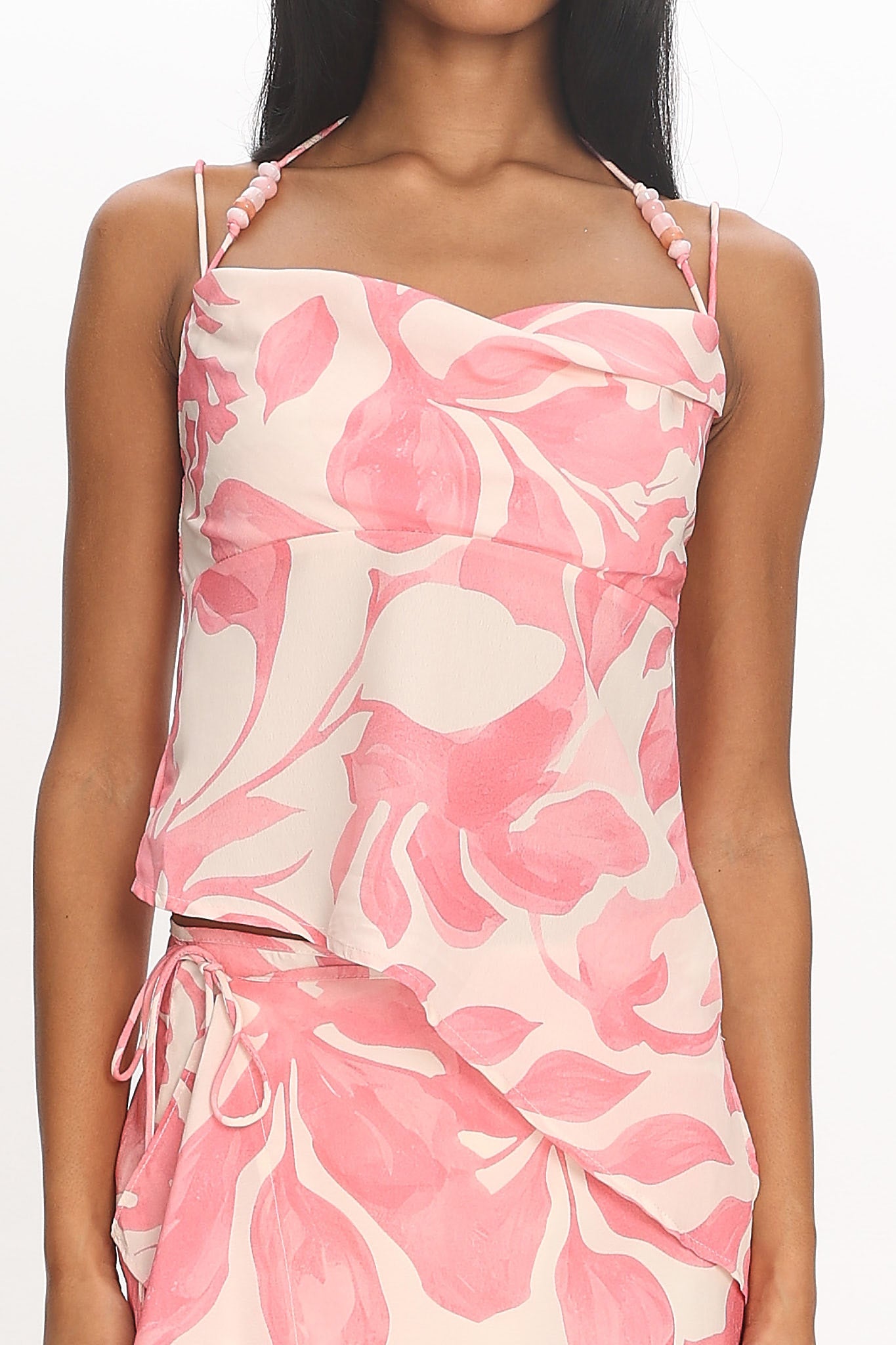 Azumi Beaded Top Pink